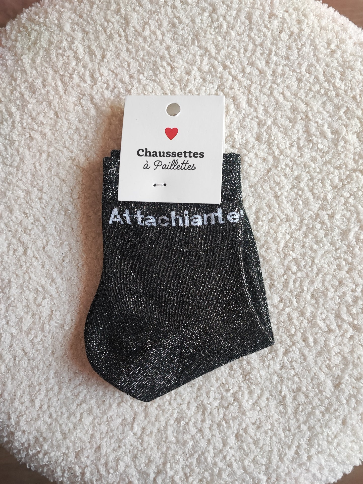 CHAUSSETTES À PAILLETTES ✨
