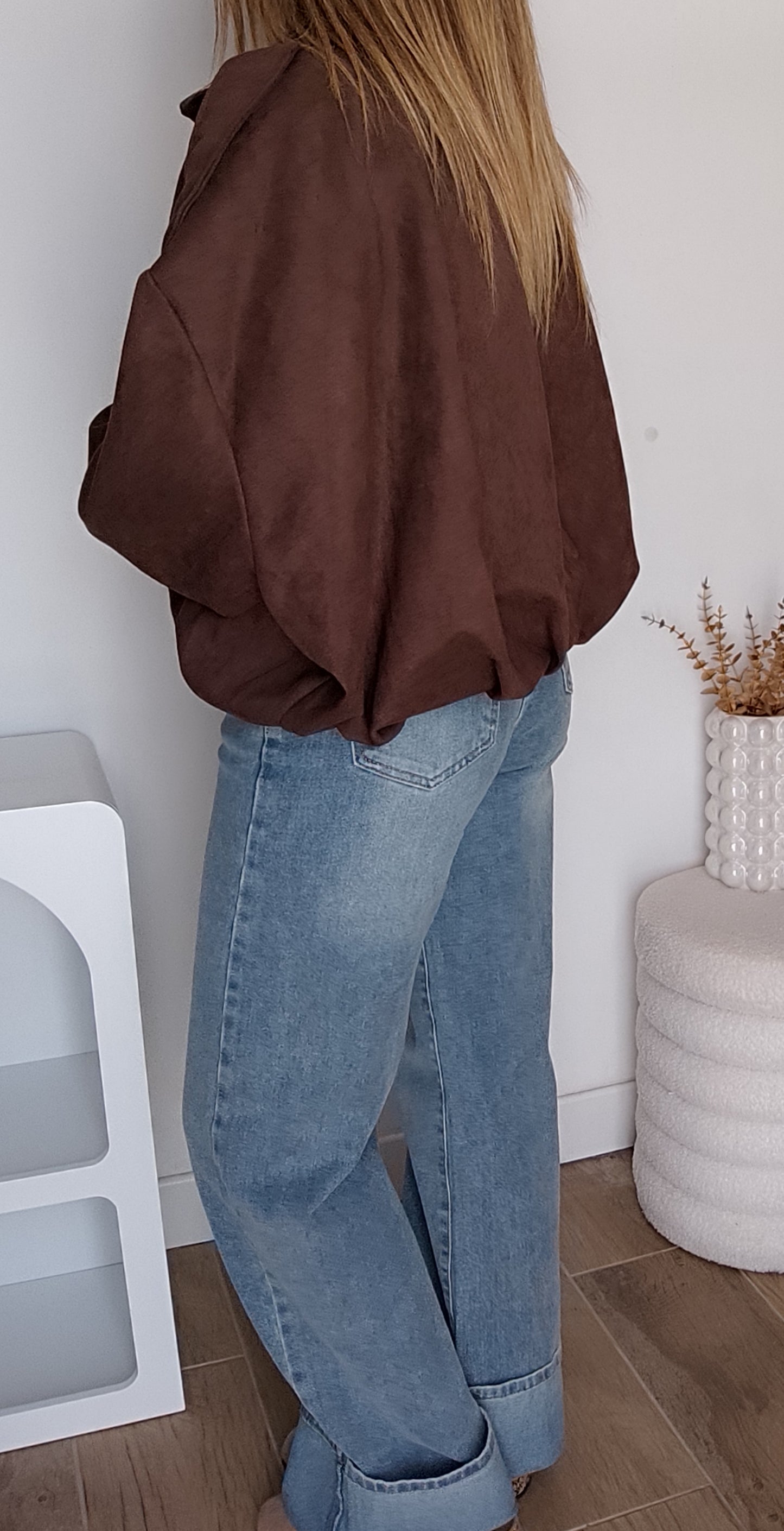 VESTE BONNIE MARRON