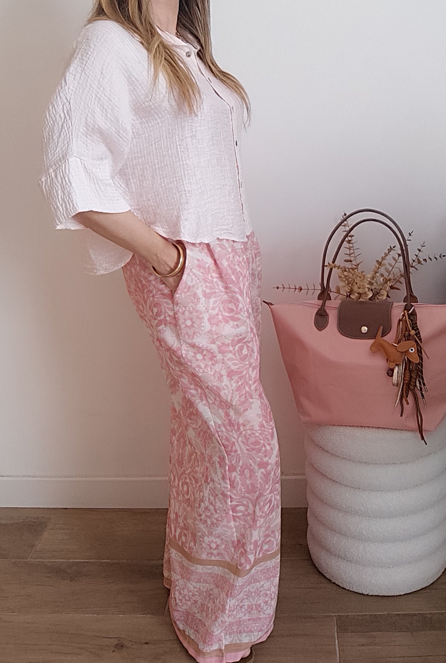 CHEMISE PENELOPE ROSE
