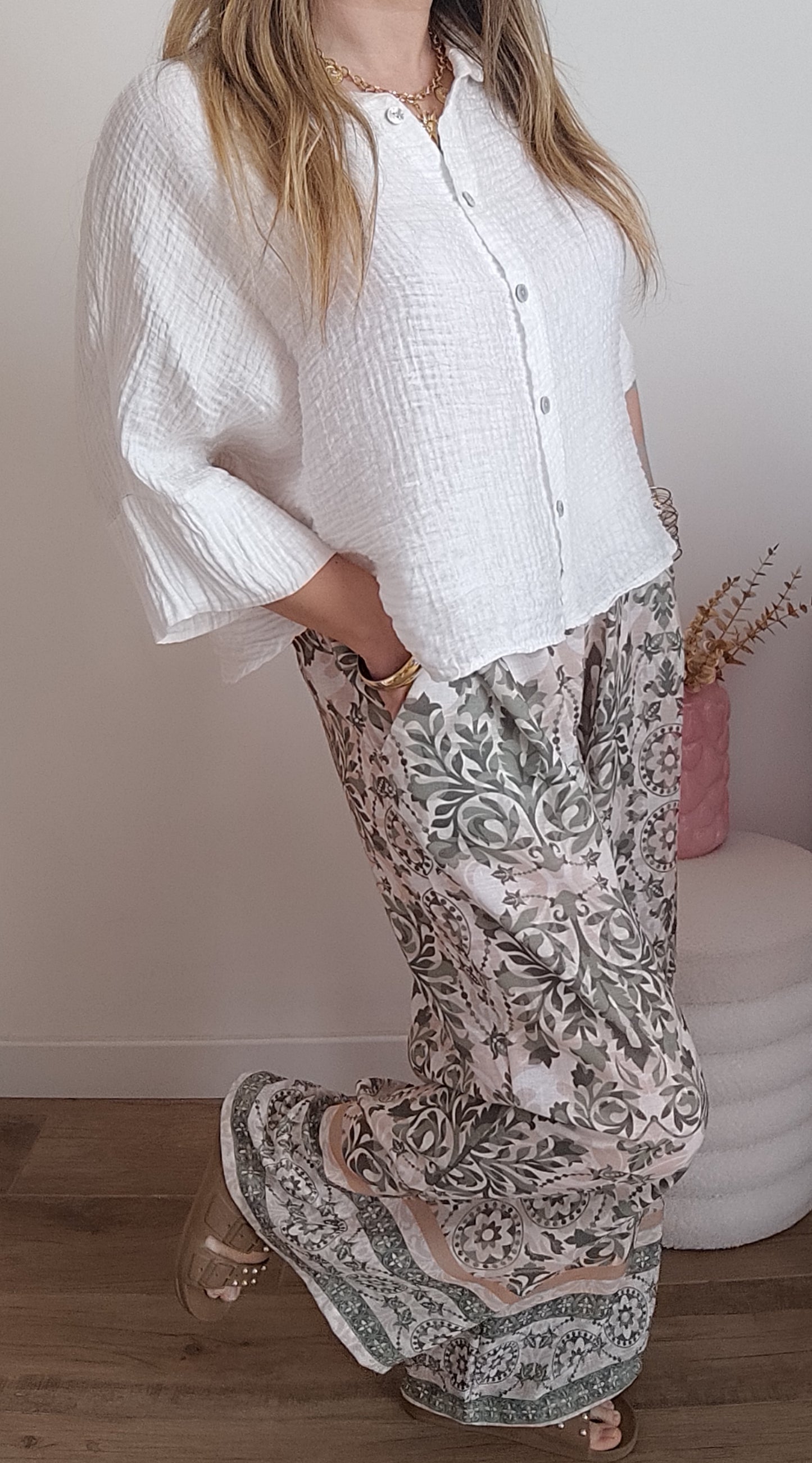 CHEMISE PENELOPE BLANCHE