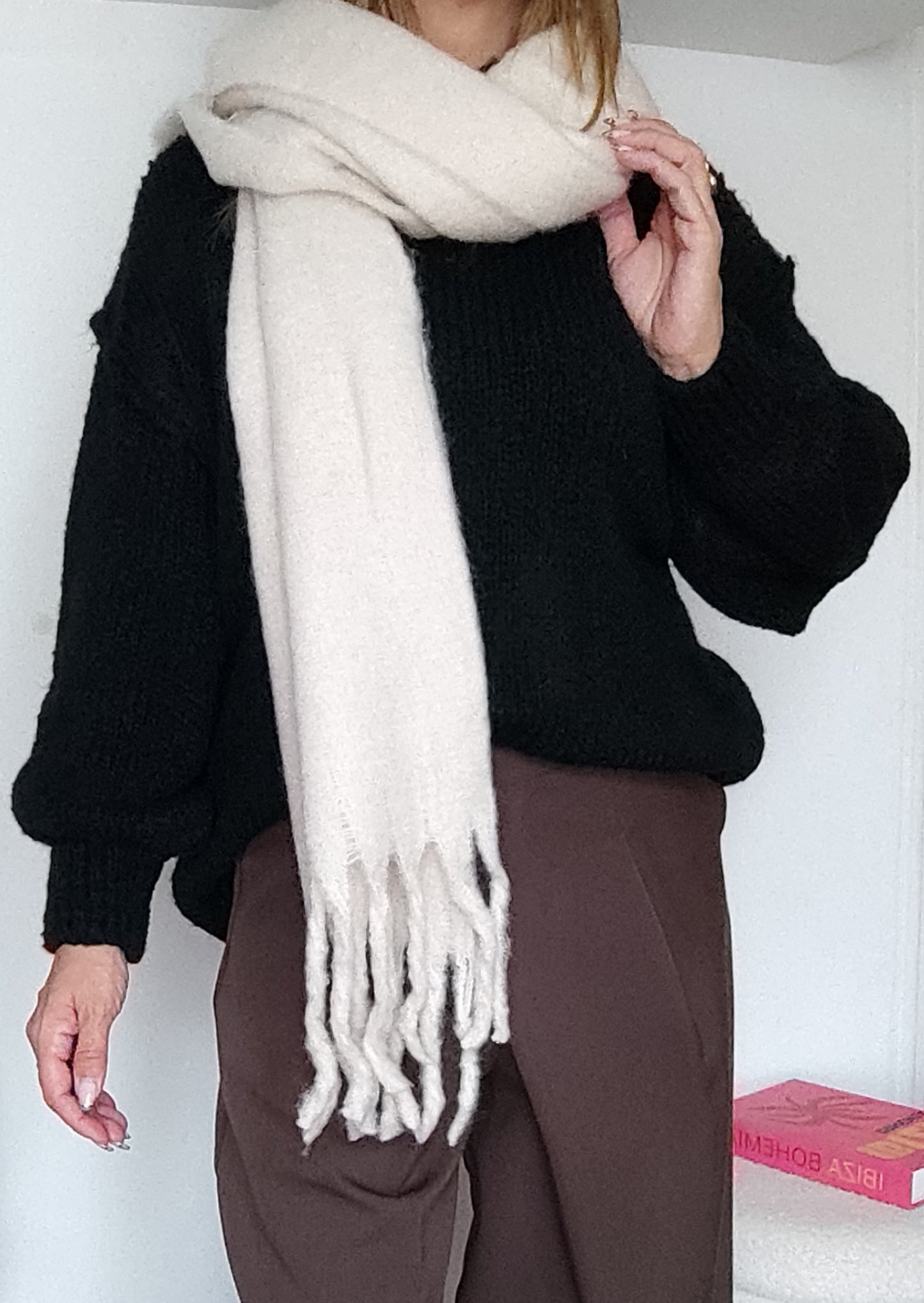 ÉCHARPE ÉPAISSE BEIGE