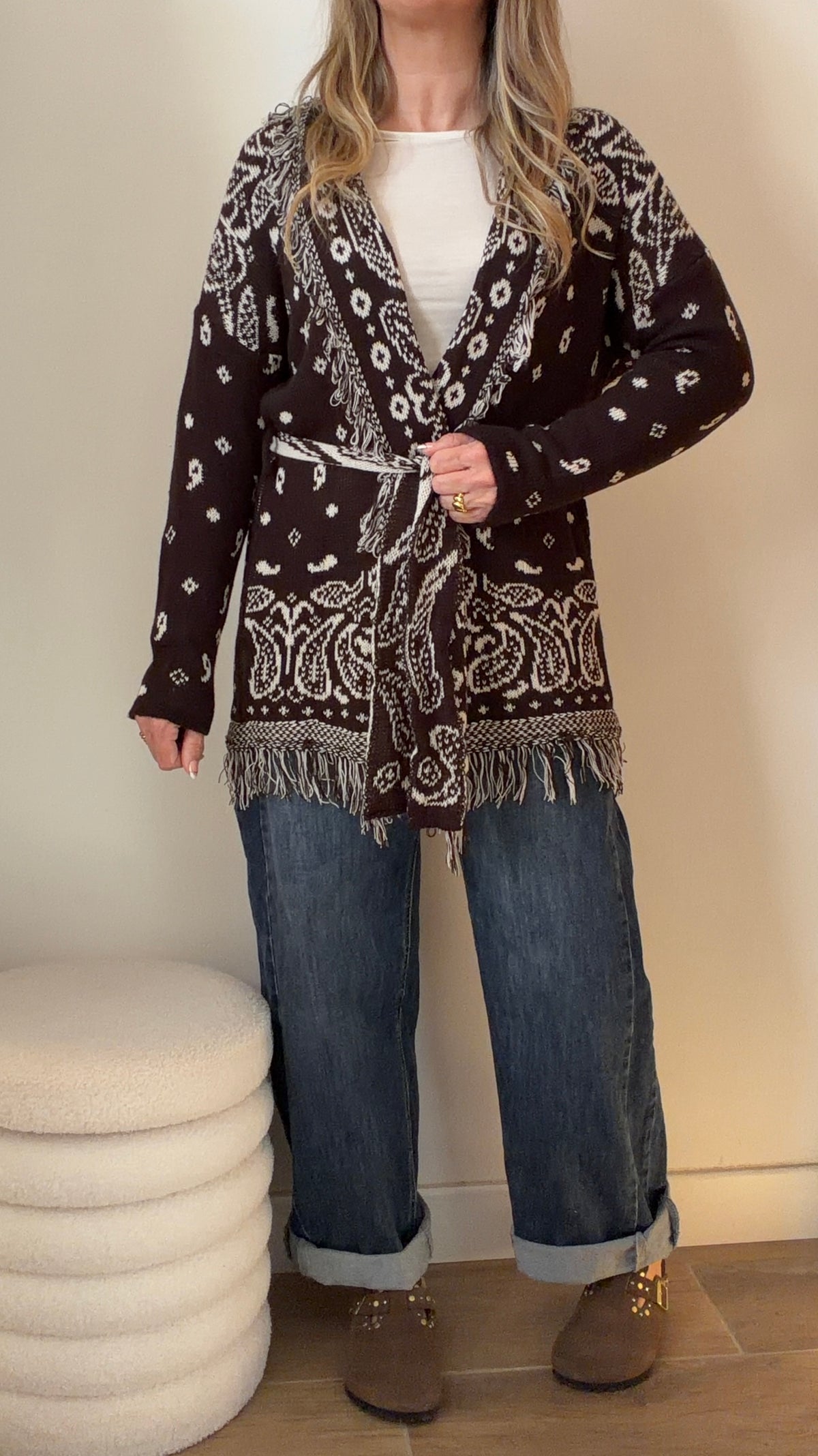GILET BANDANA CHOCO