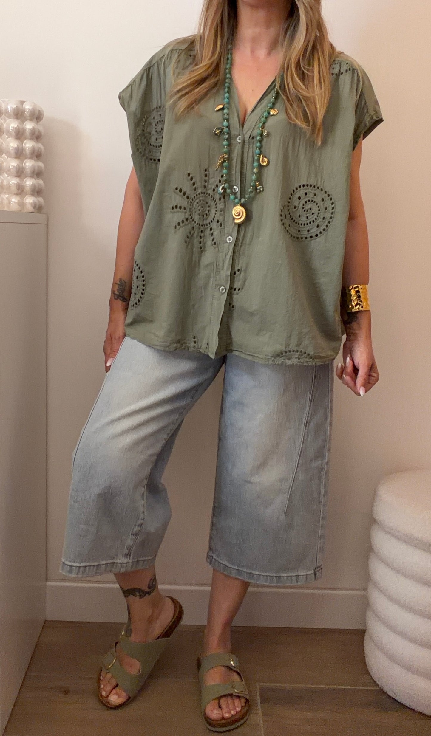 BLOUSE FIDJI KAKI
