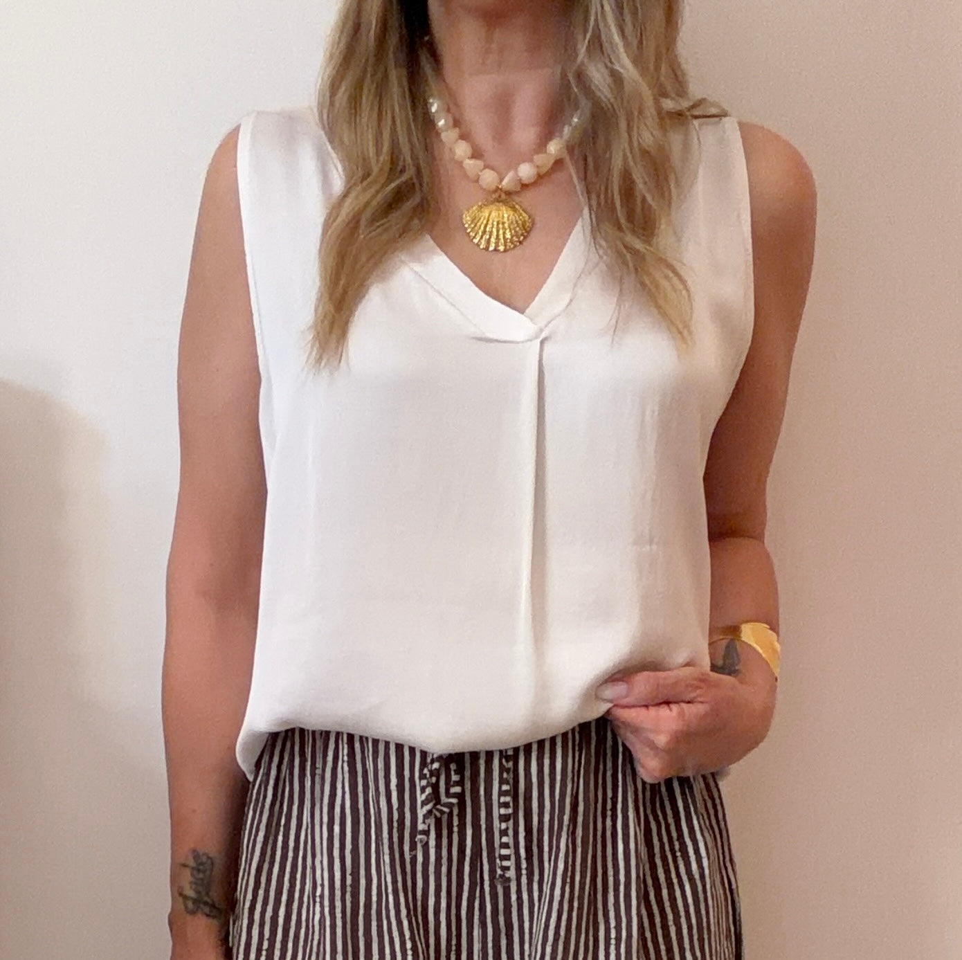 DÉBARDEUR CLAUDINE CRÈME