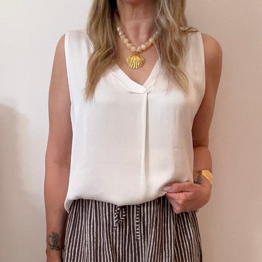 DÉBARDEUR CLAUDINE CRÈME