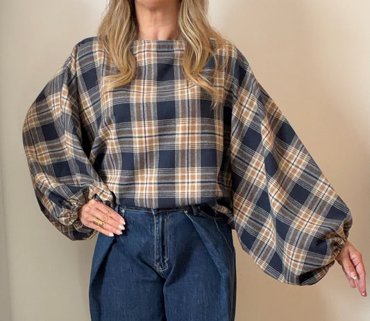 BLOUSE ORNELLA MARINE