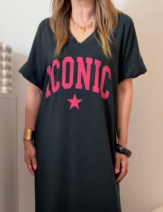 ROBE ICONIC NOIRE