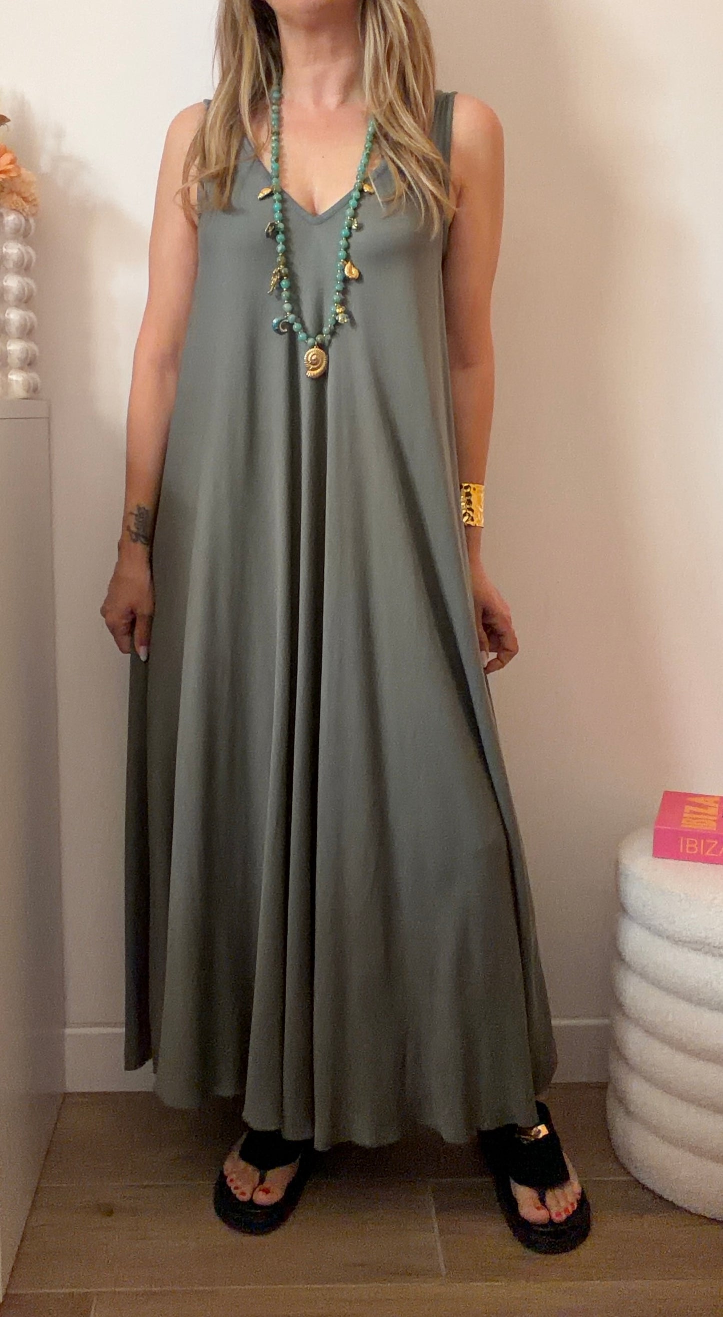 ROBE MAURANE KAKI