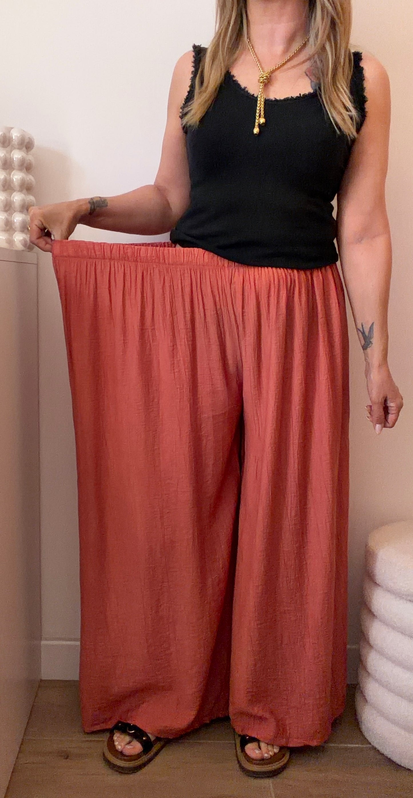 PANTALON MAGIQUE TERRACOTTA