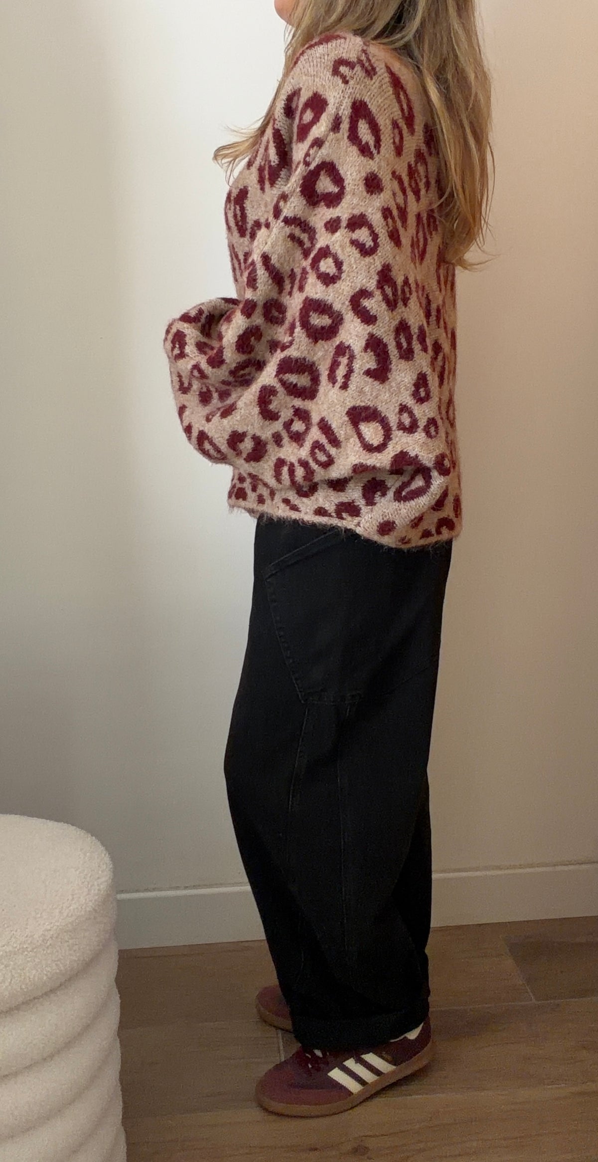 PULL JULIANN LEO BORDEAUX