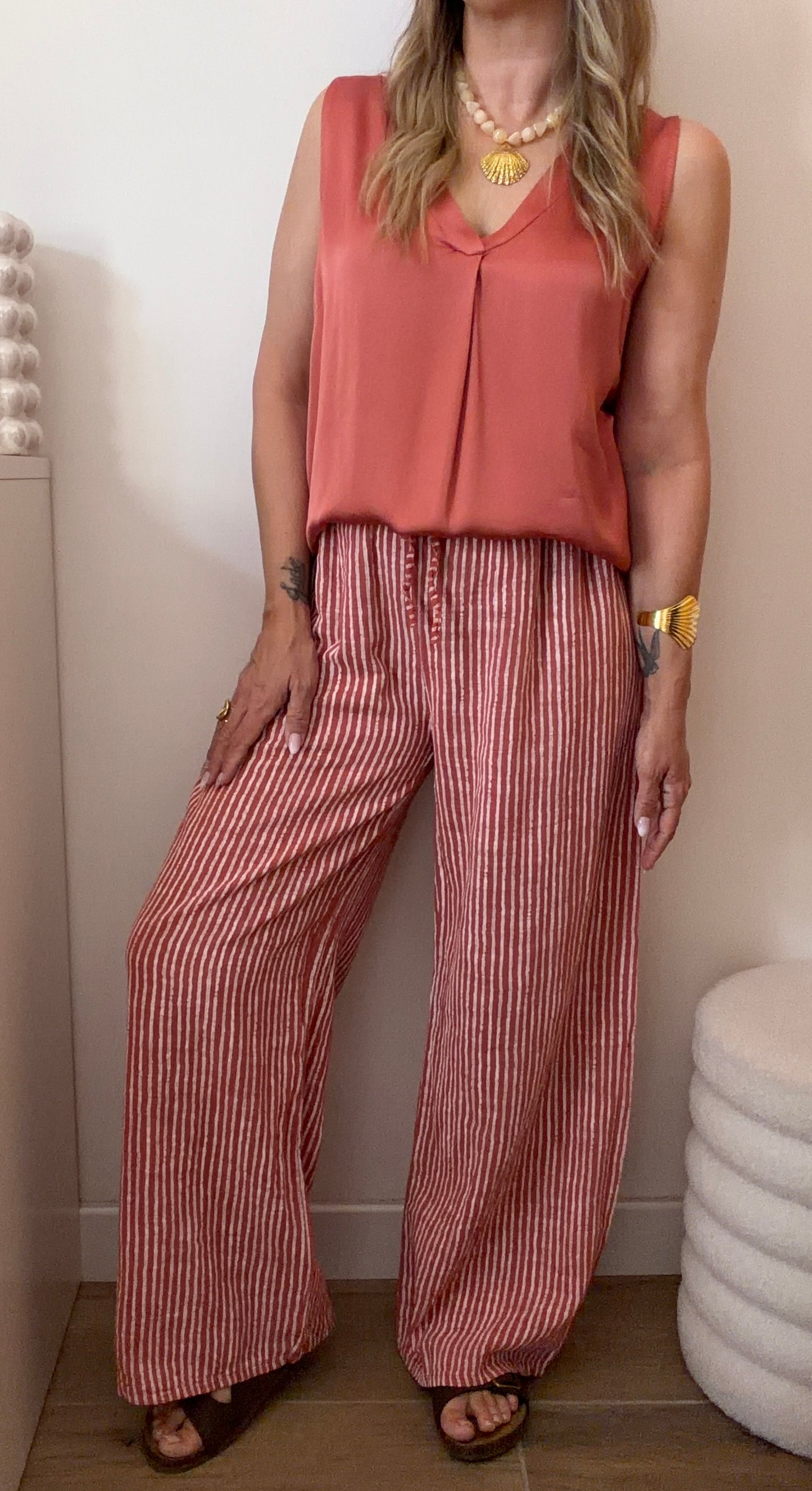 PANTALON GABRIEL TERRACOTTA