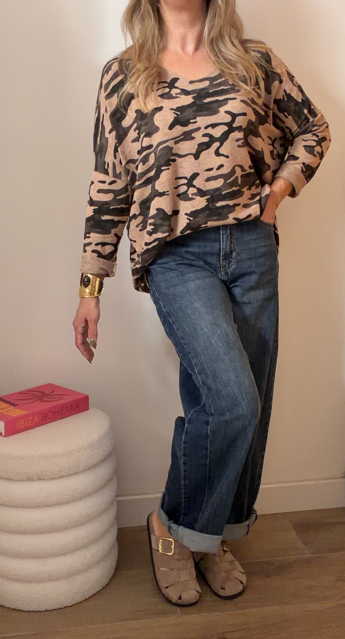 PULL CAMOUFLAGE CAMEL
