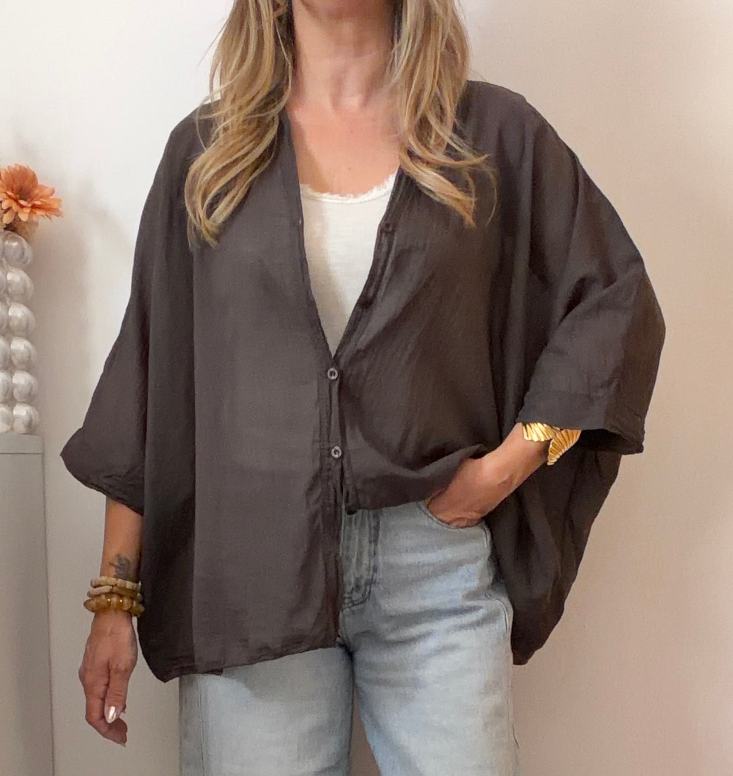 BLOUSE ADÈLE CHOCO