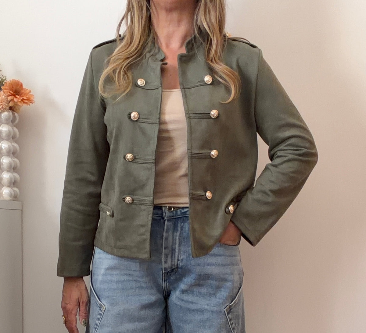 VESTE OFFICIER KAKI