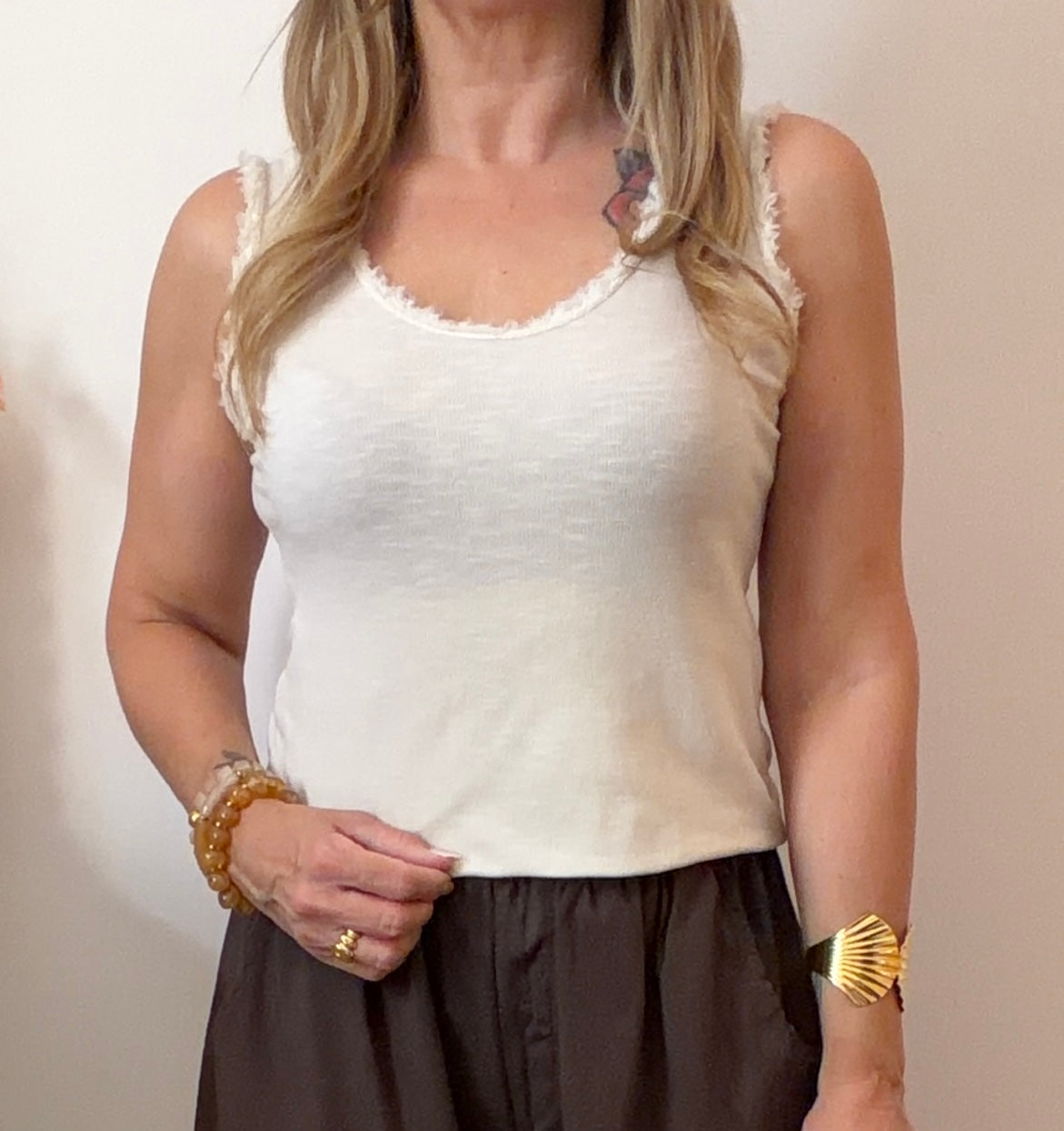 DÉBARDEUR ANAÏS BEIGE