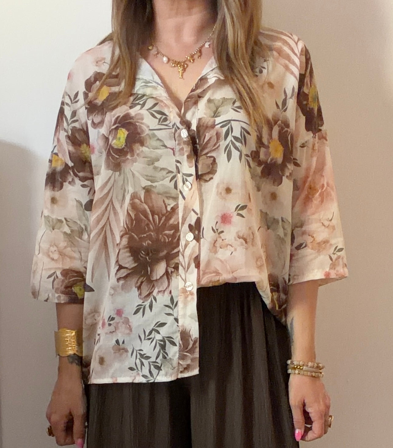CHEMISE FLAVIE CHOCOLAT