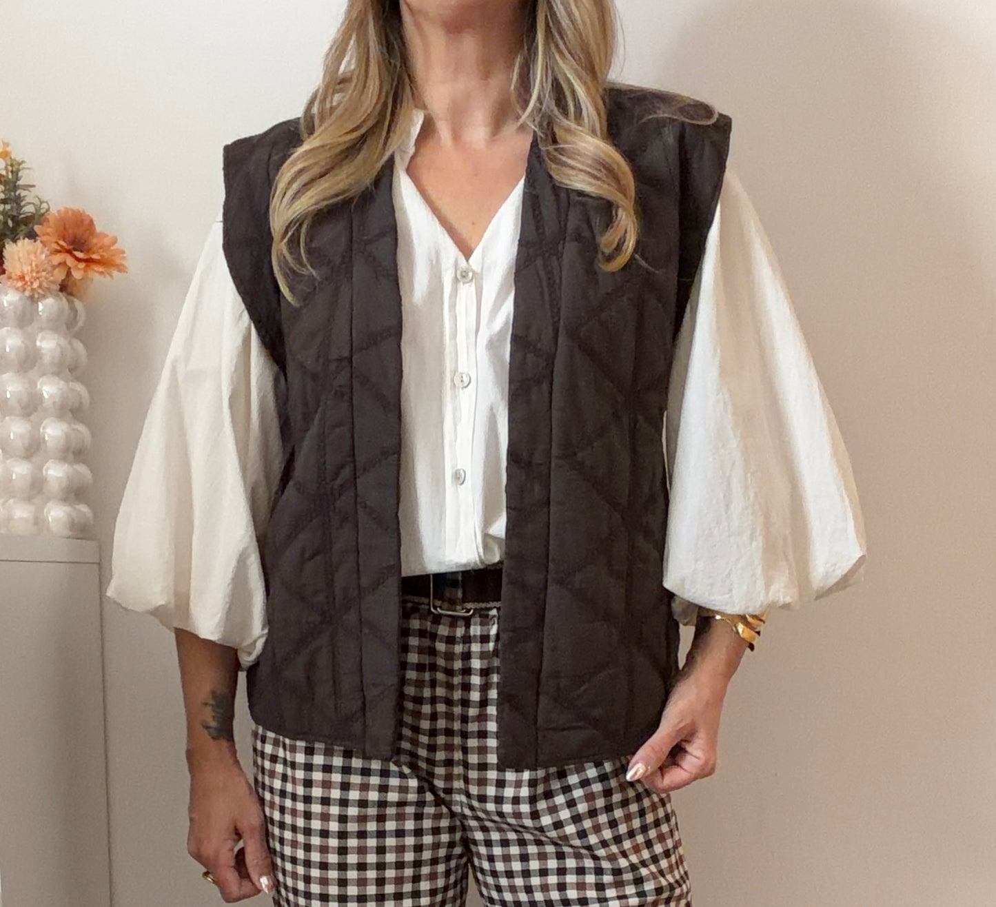 GILET MARIUS CHOCO