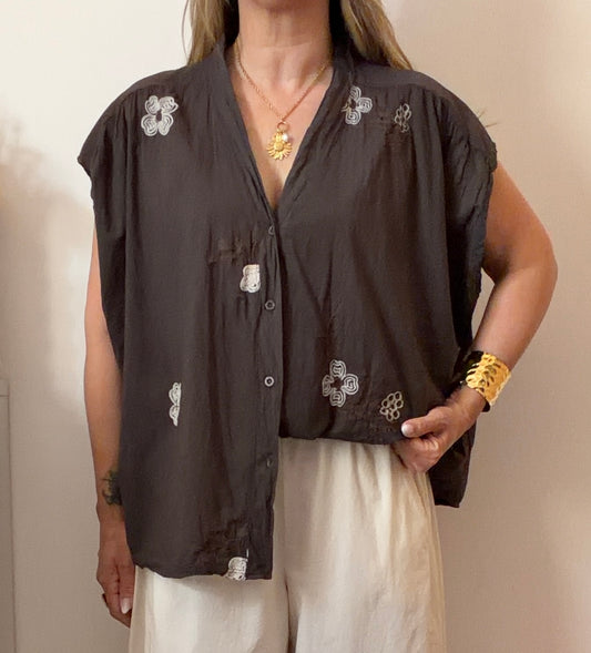 BLOUSE SONIA CHOCO