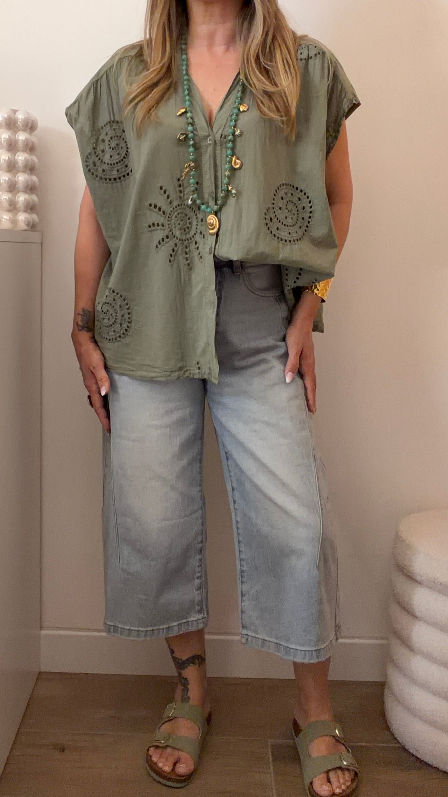 BLOUSE FIDJI KAKI