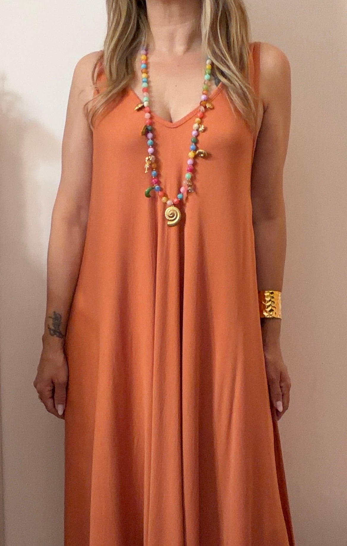 ROBE MAURANE OCRE