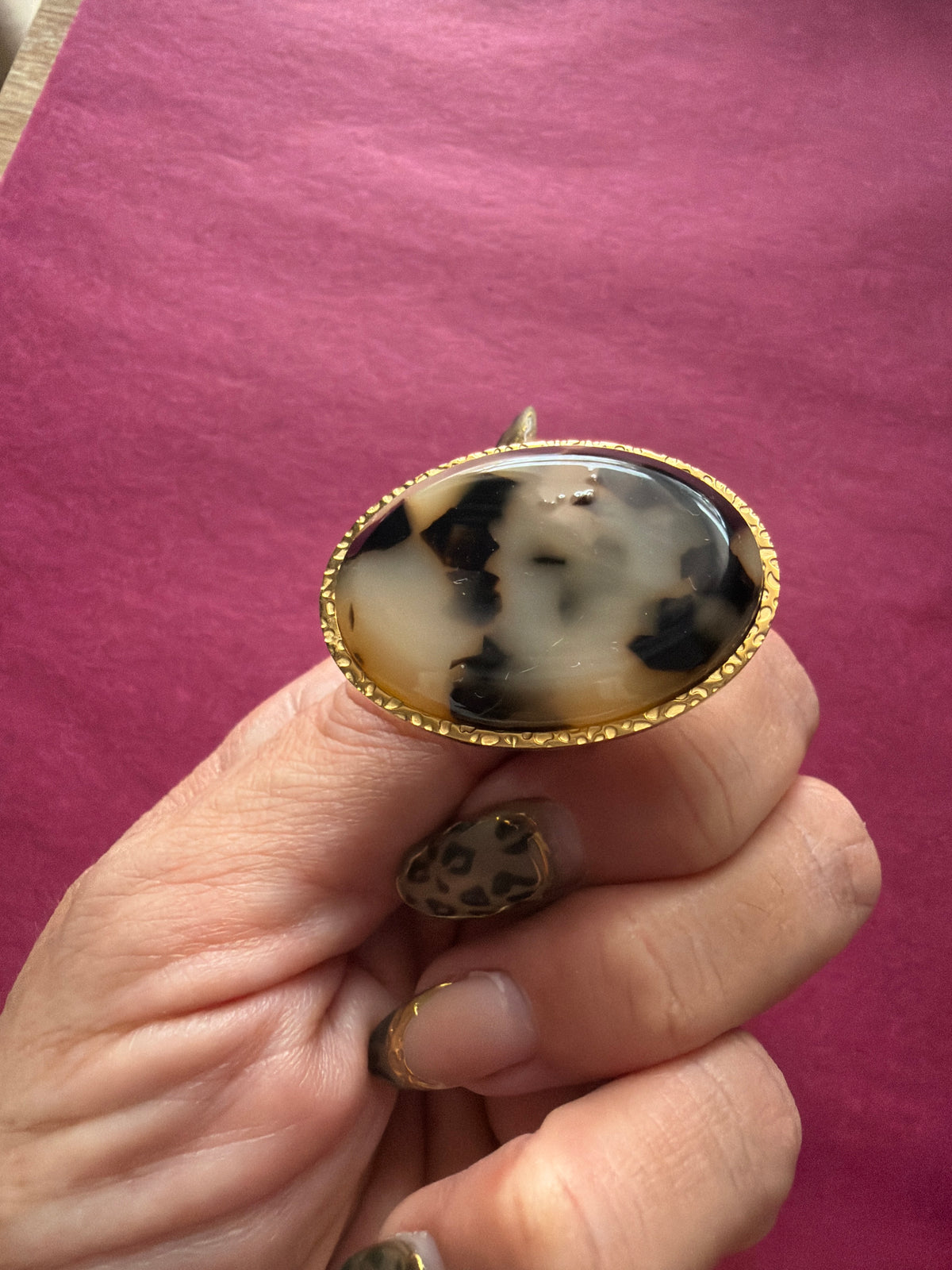 BAGUE LÉOPARD DÉFECTUEUSE