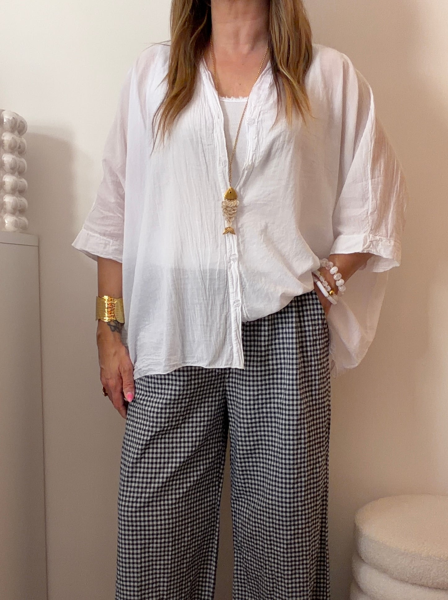 BLOUSE ADÈLE BLANCHE