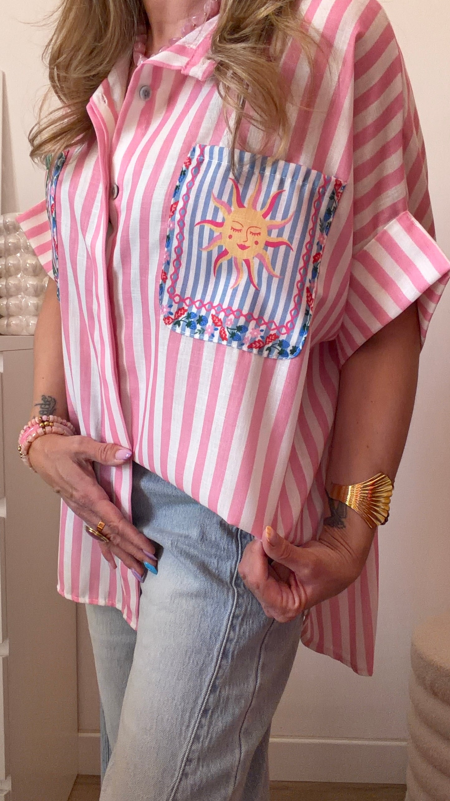 CHEMISE SOLEA ROSE