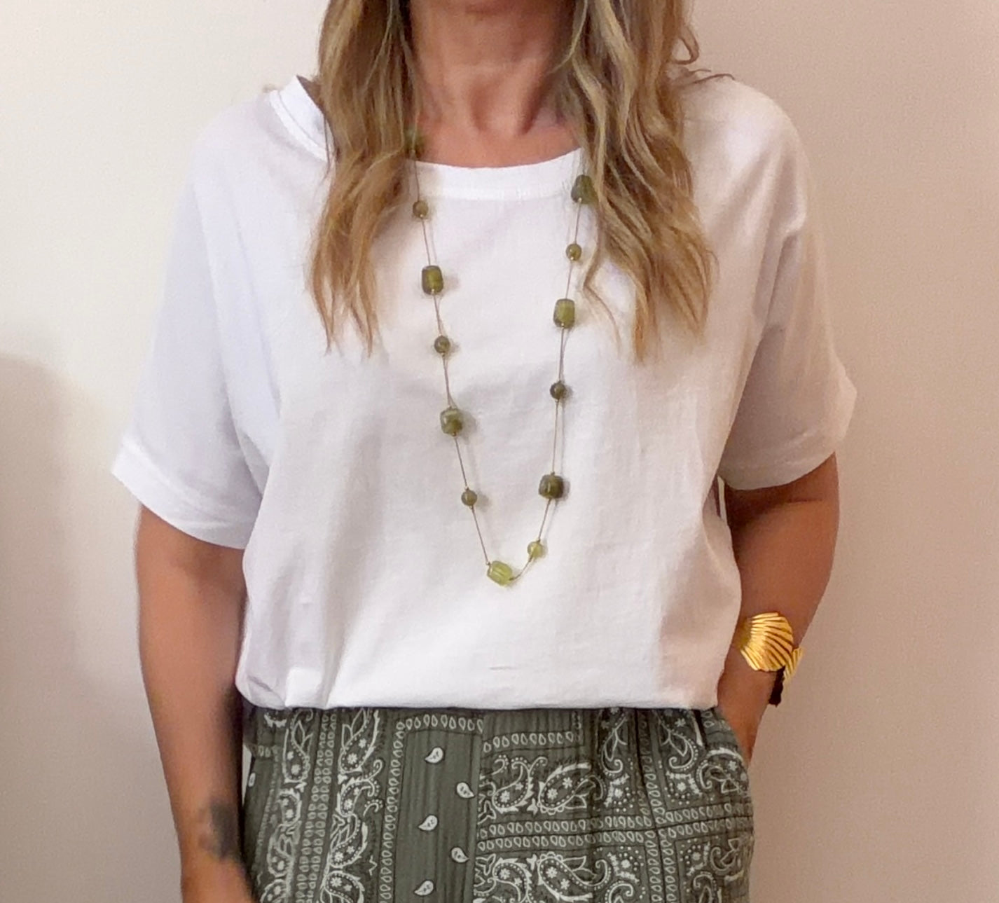 TEE-SHIRT SELENA BLANC