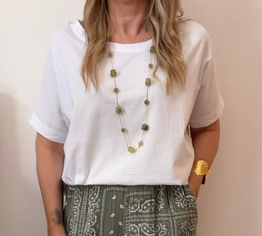 TEE-SHIRT SELENA BLANC