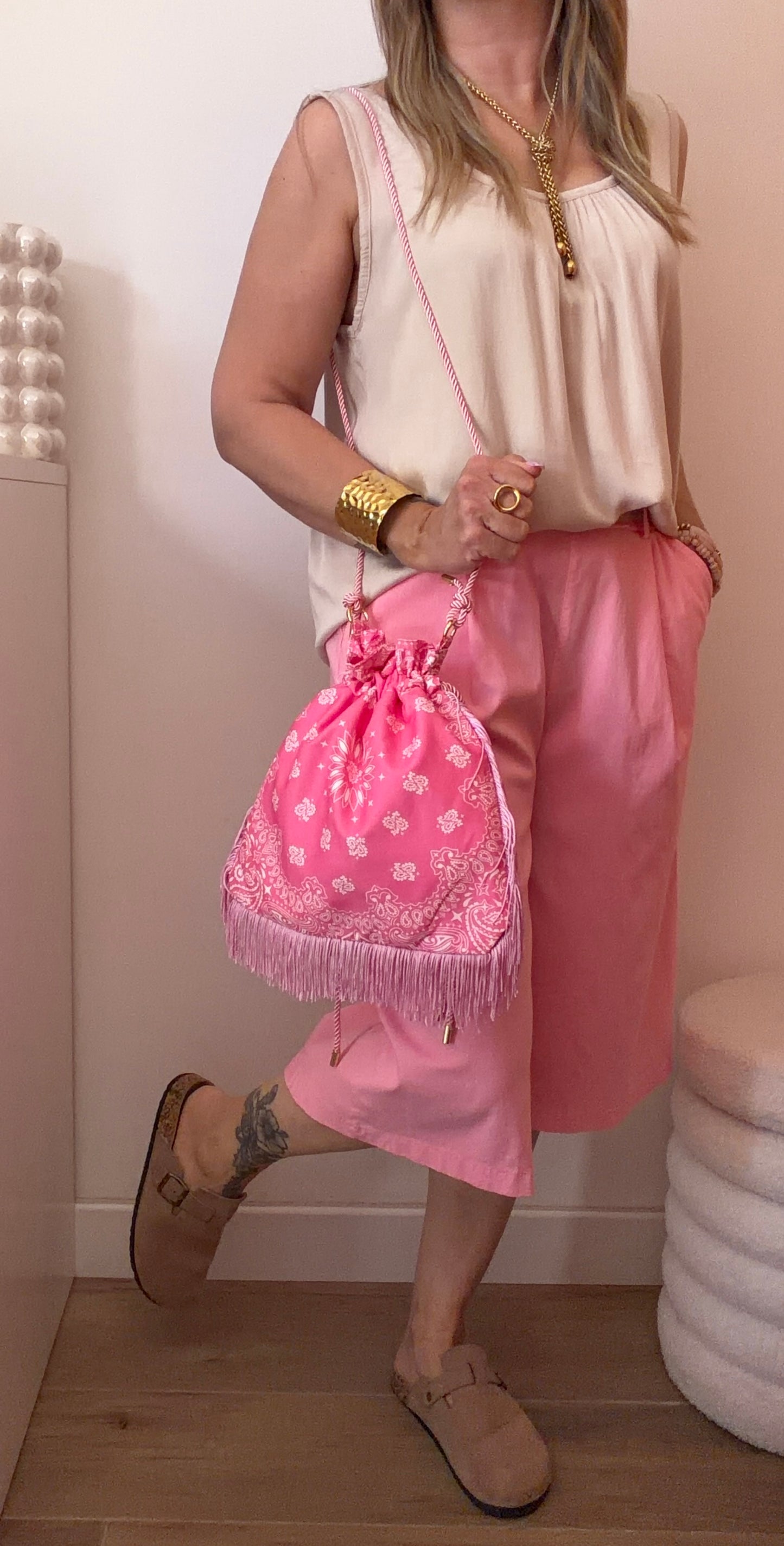 SAC BANDANA ROSE