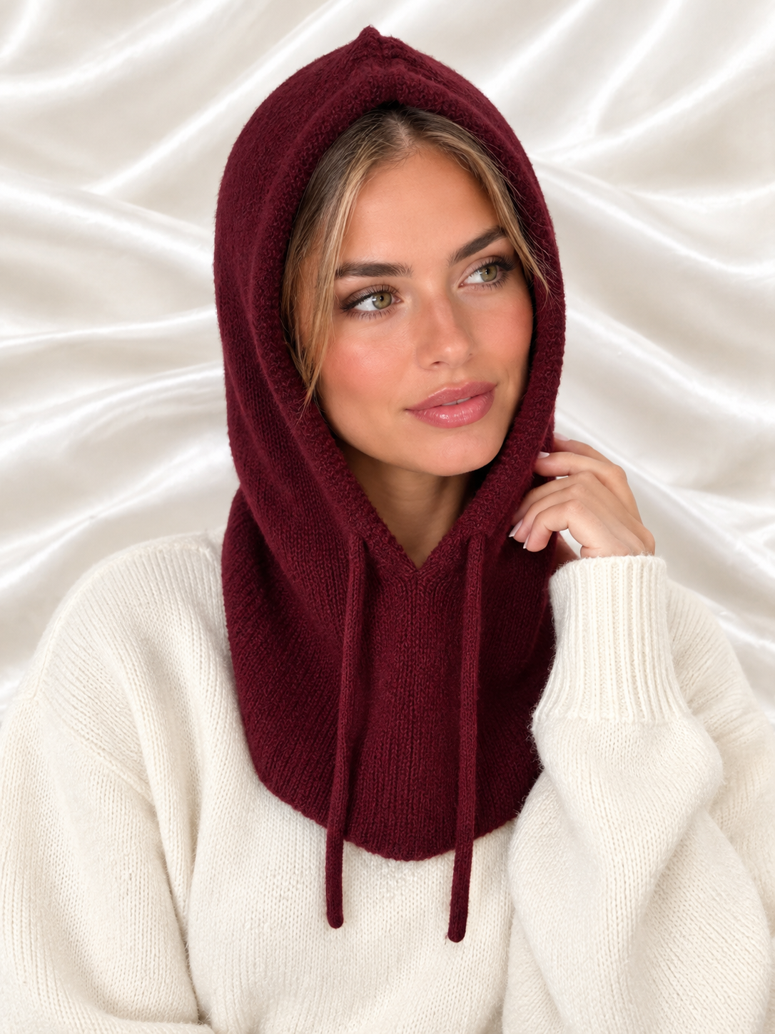 CAGOULE LAINAGE PRUNE
