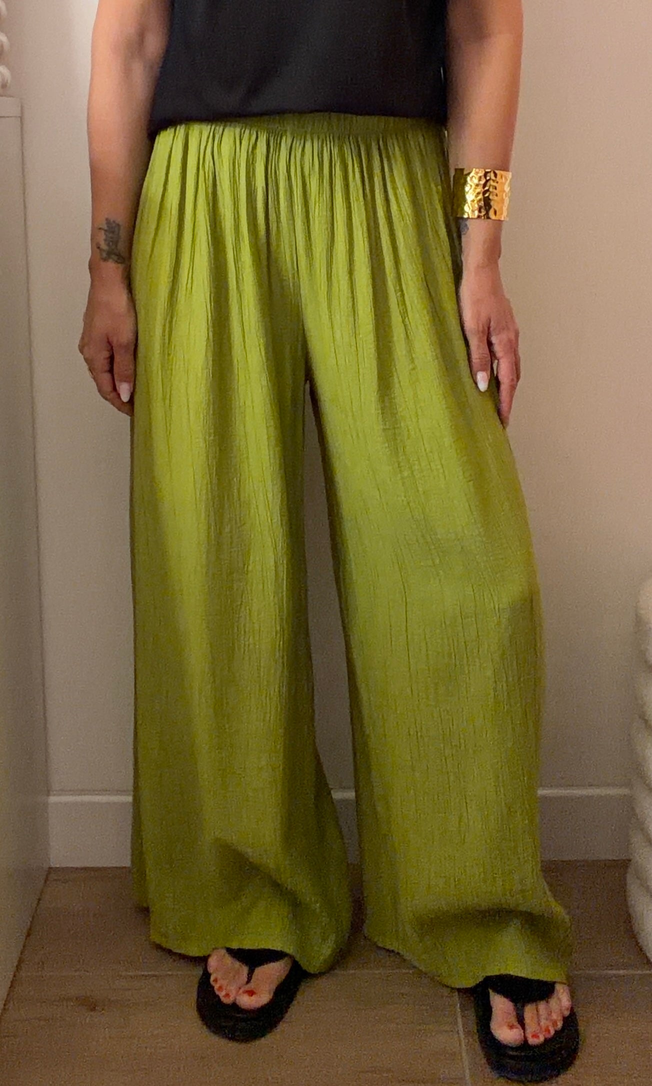 PANTALON MAGIQUE VERT OLIVE