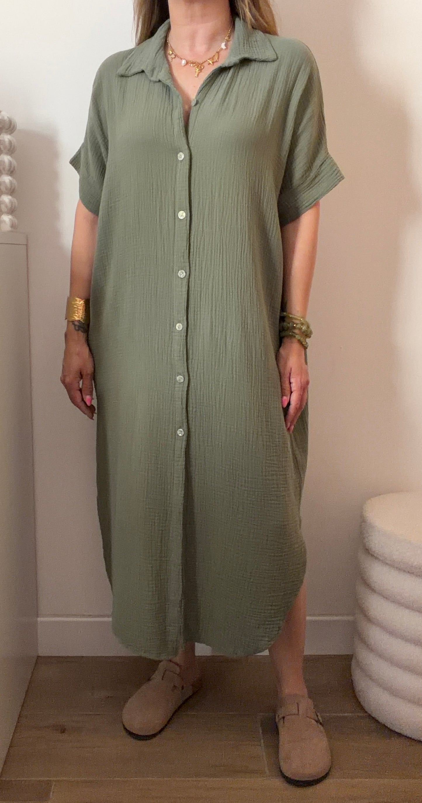 ROBE SONIA KAKI