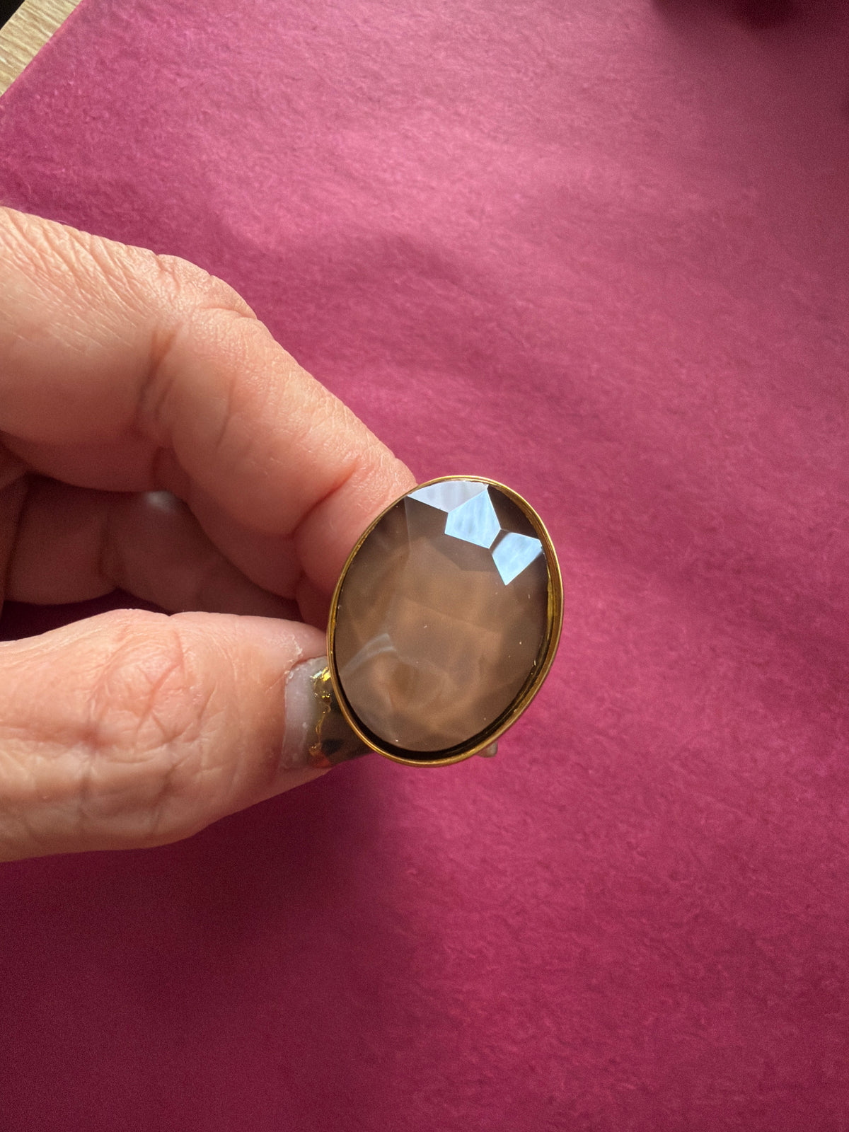 BAGUE TOLÈDE MARRON DÉFECTUEUSE