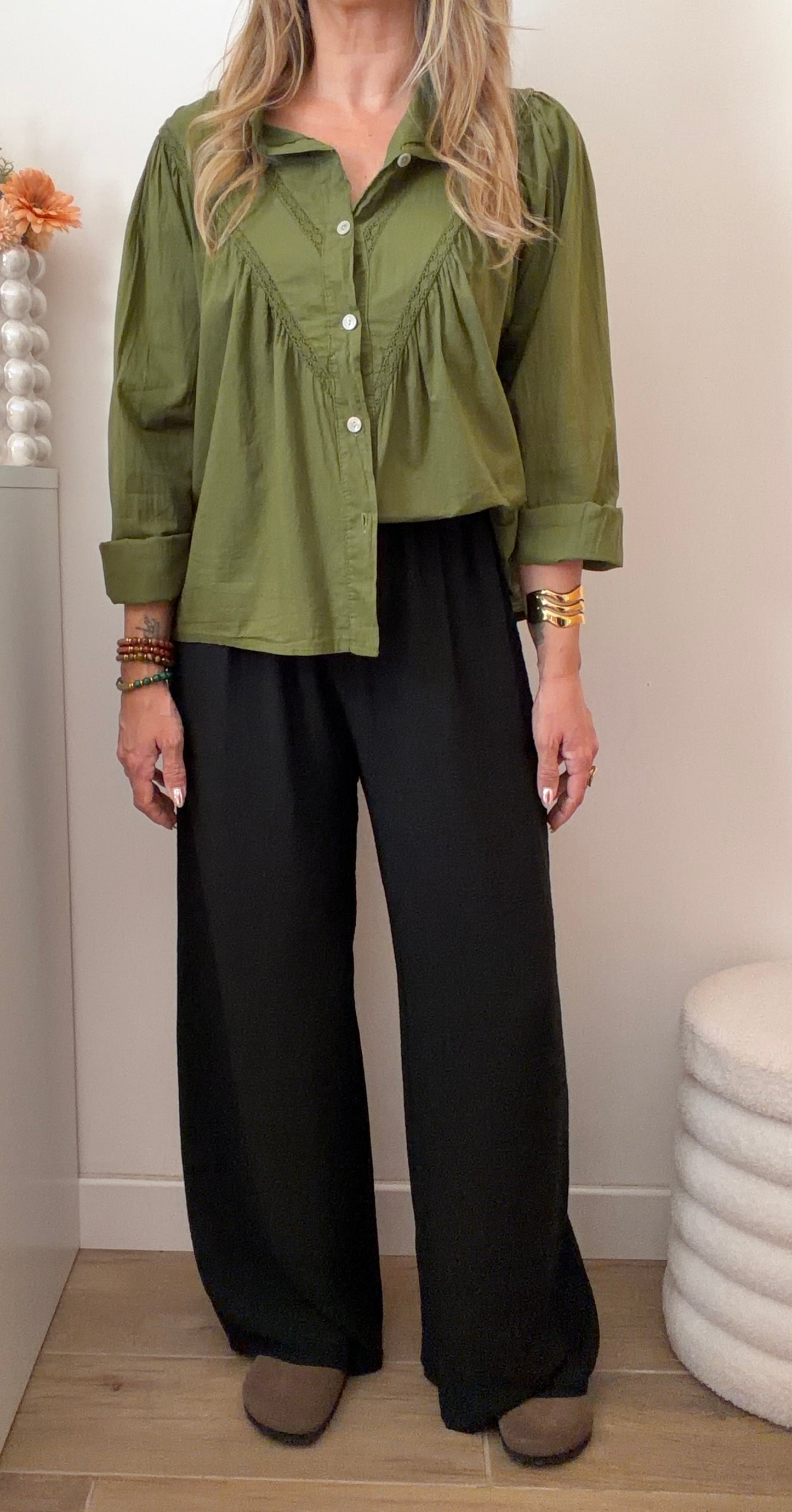 CHEMISE VICTOIRE OLIVE