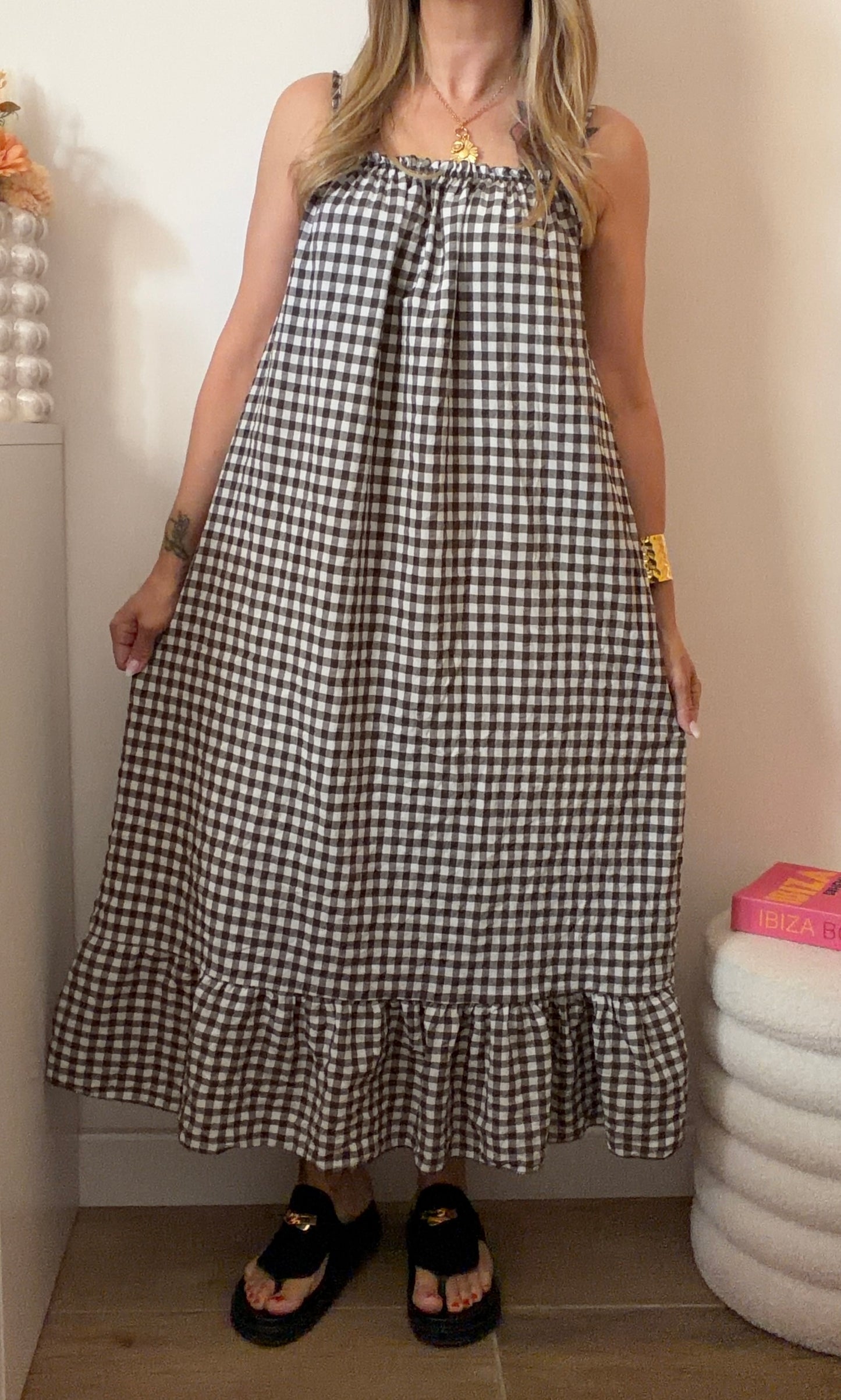 ROBE VICHY CHOCO