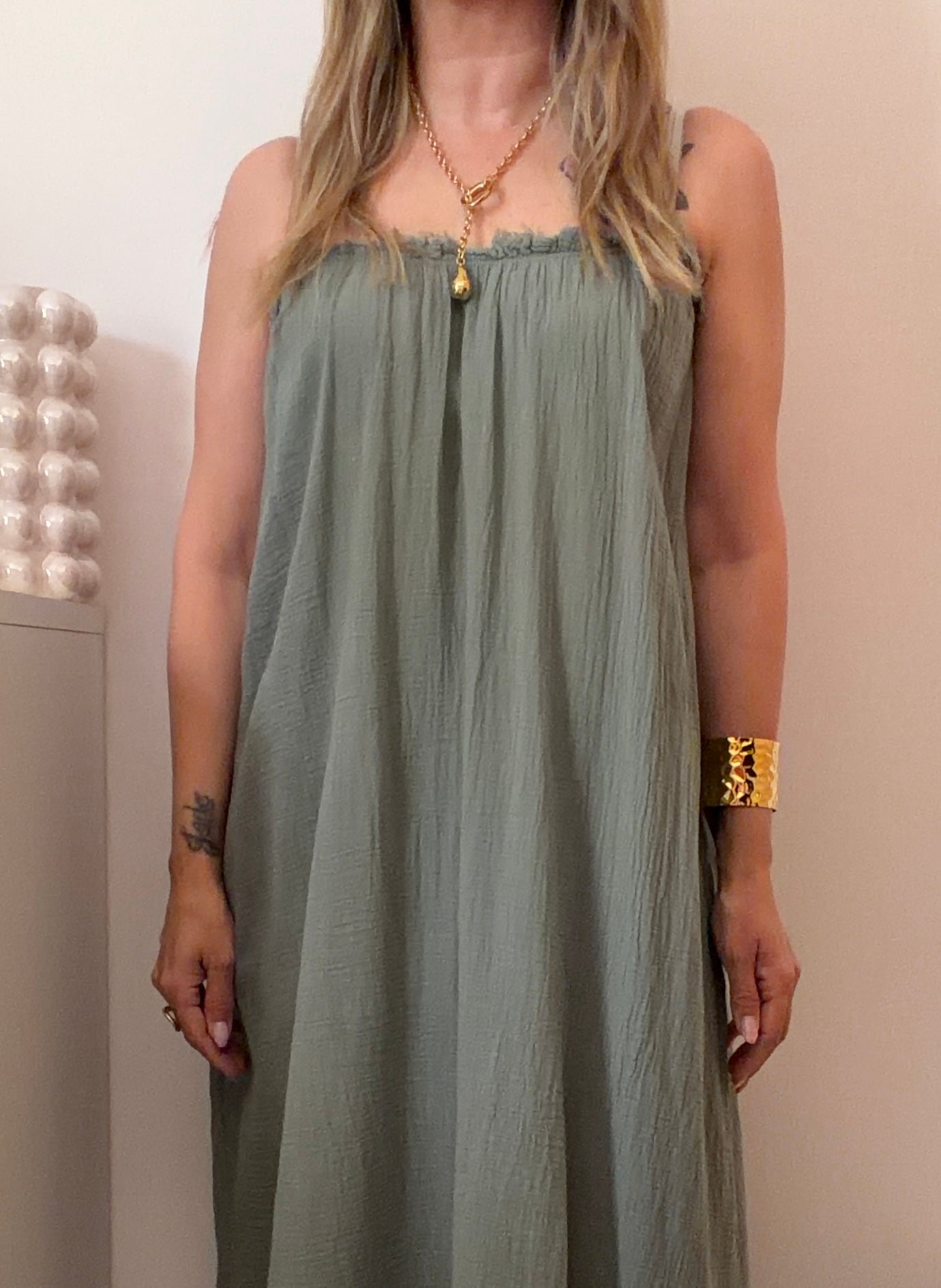 ROBE VANINA KAKI