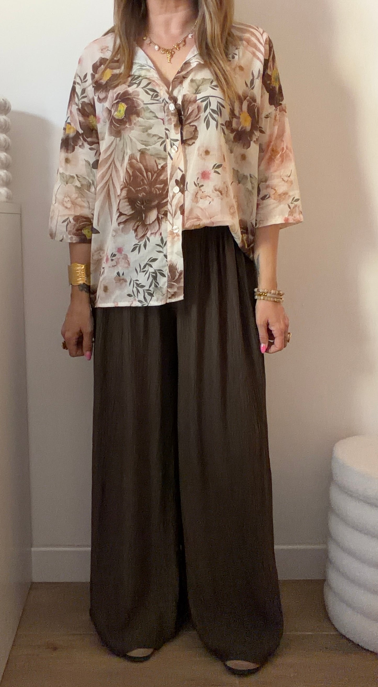 CHEMISE FLAVIE CHOCOLAT