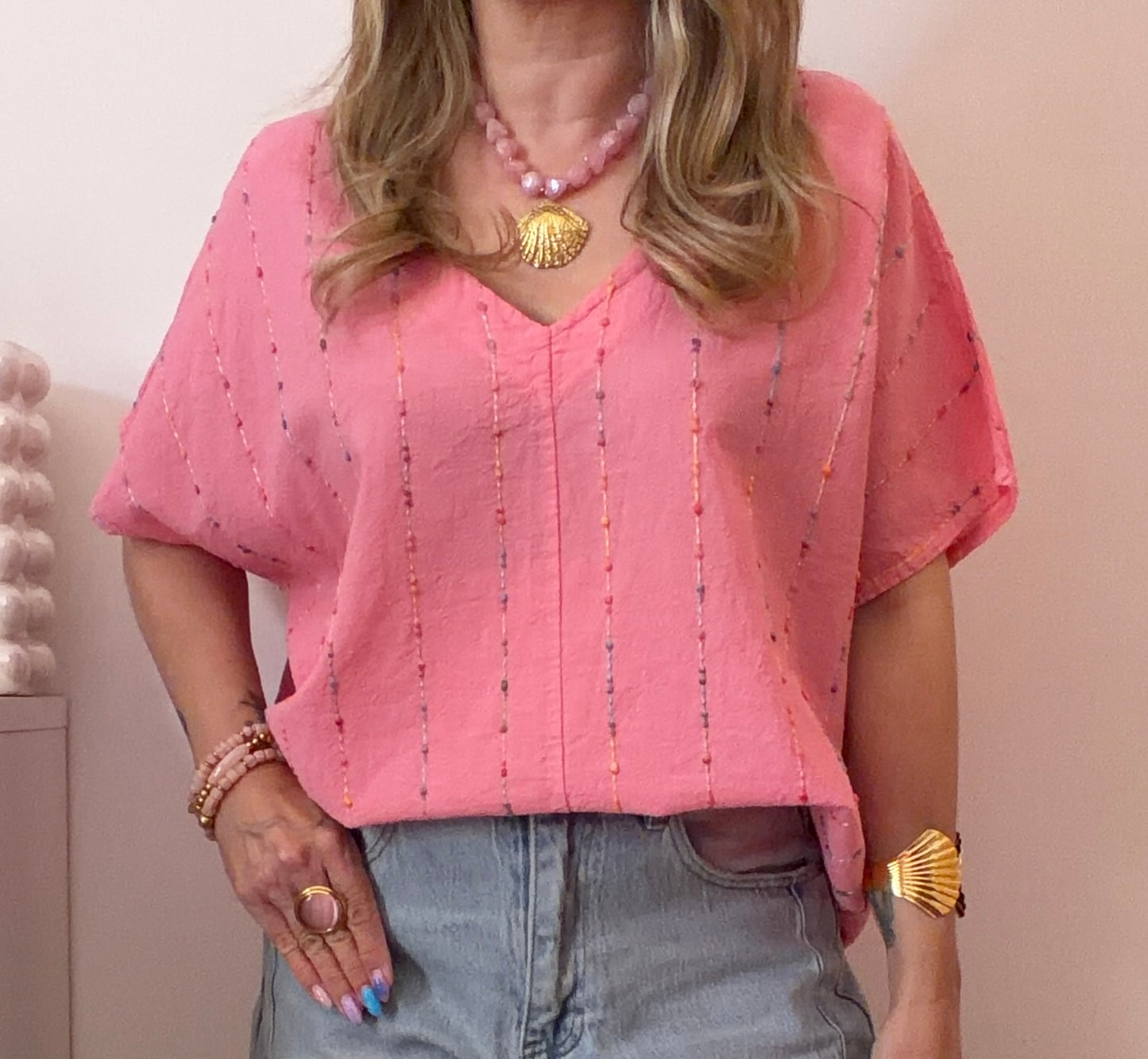 HAUT DÉLIA ROSE