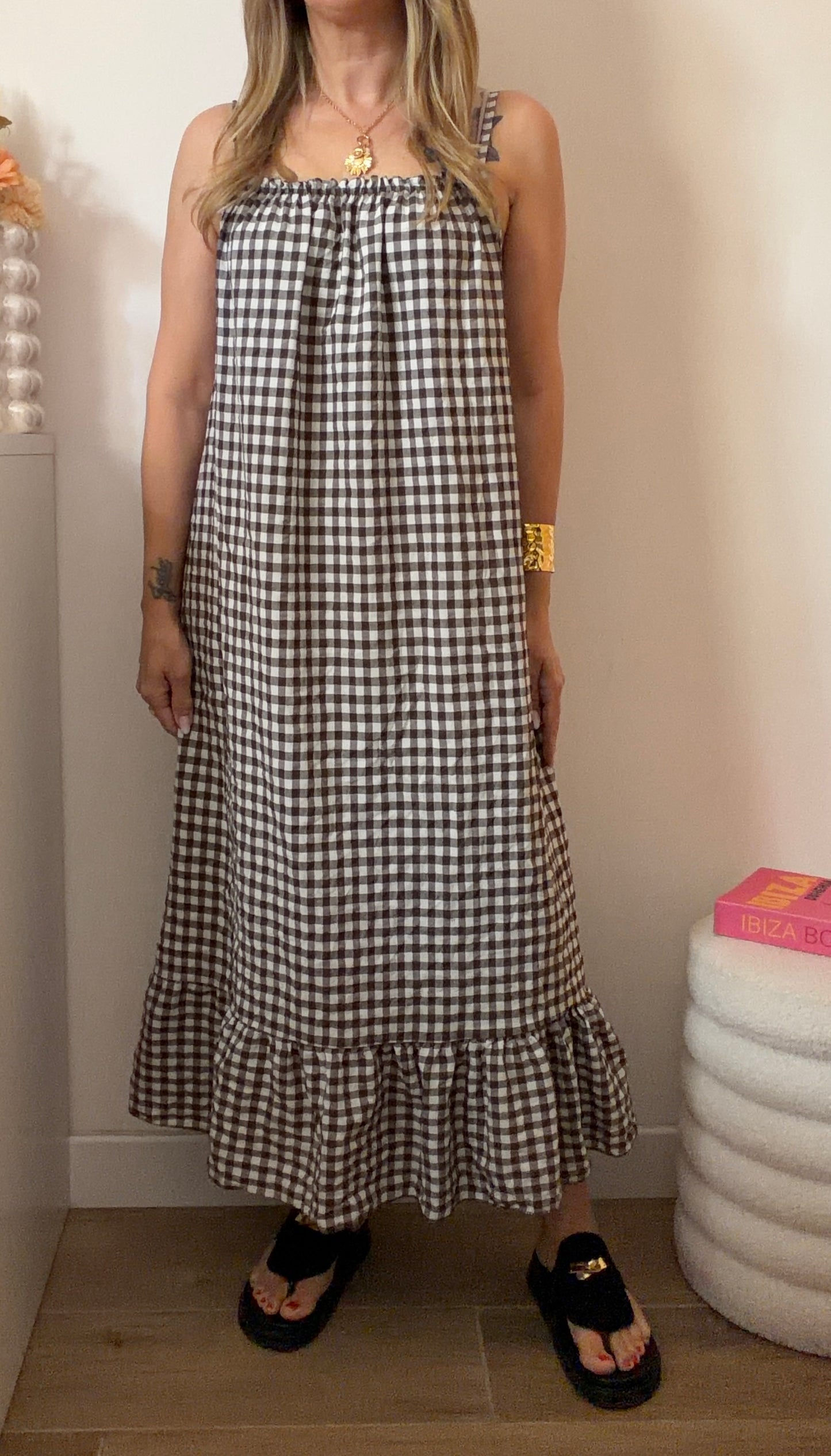 ROBE VICHY CHOCO