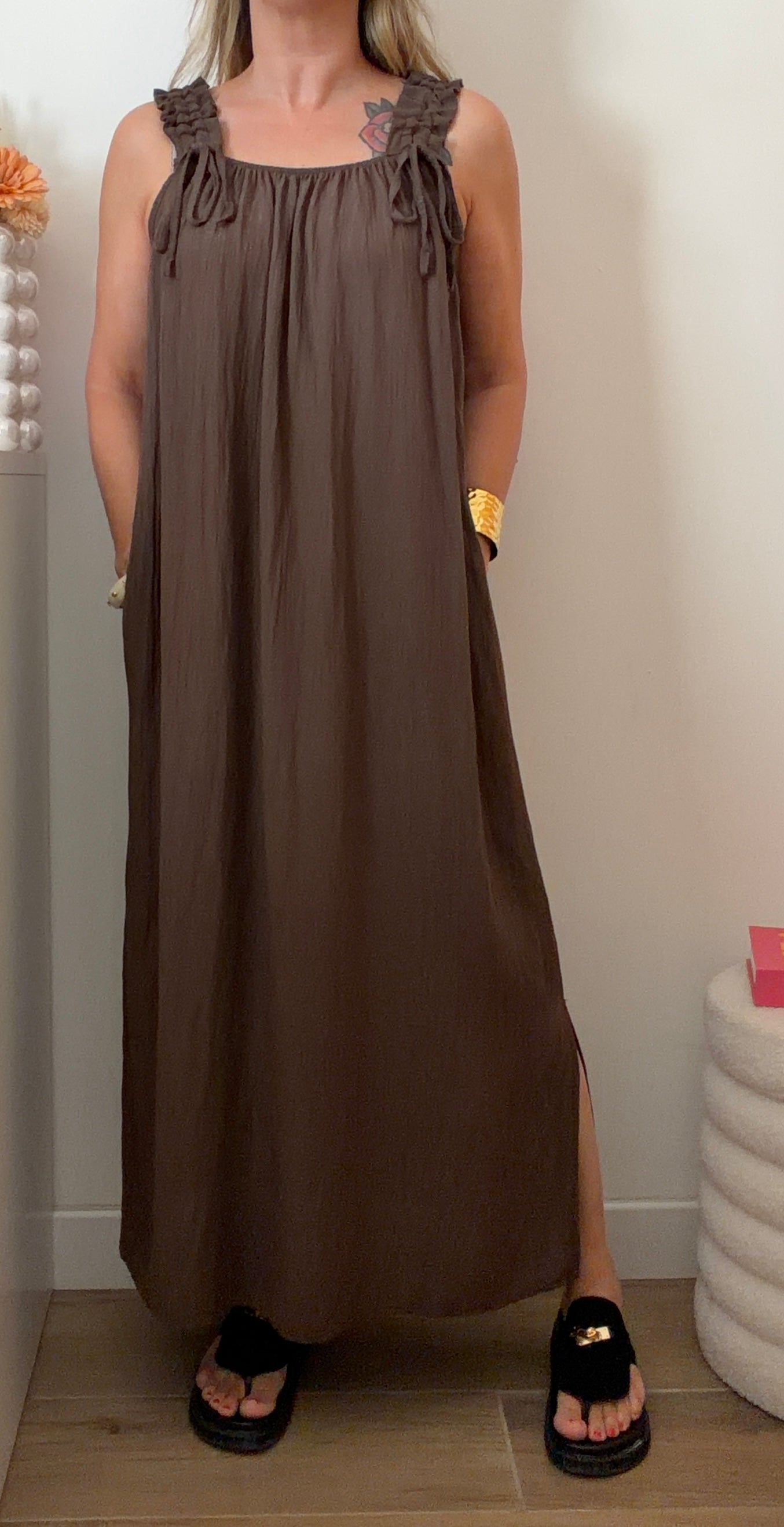 ROBE CAMILLE CHOCO