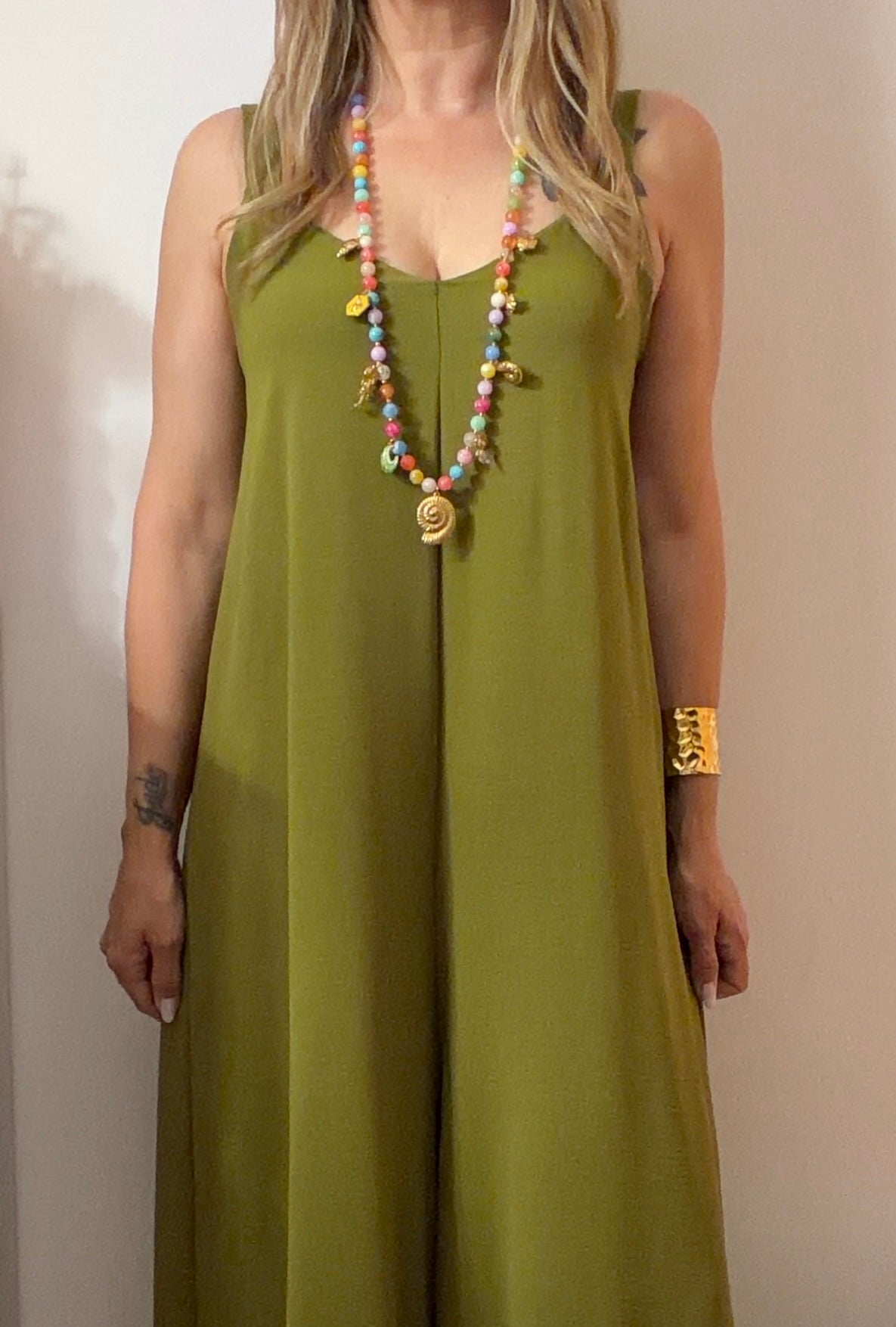 COMBINAISON JADE VERT OLIVE