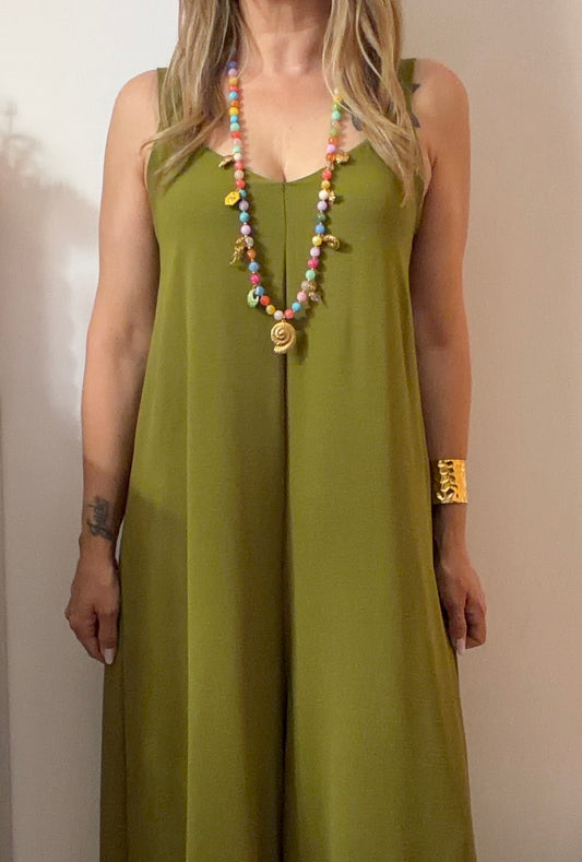 COMBINAISON JADE VERT OLIVE