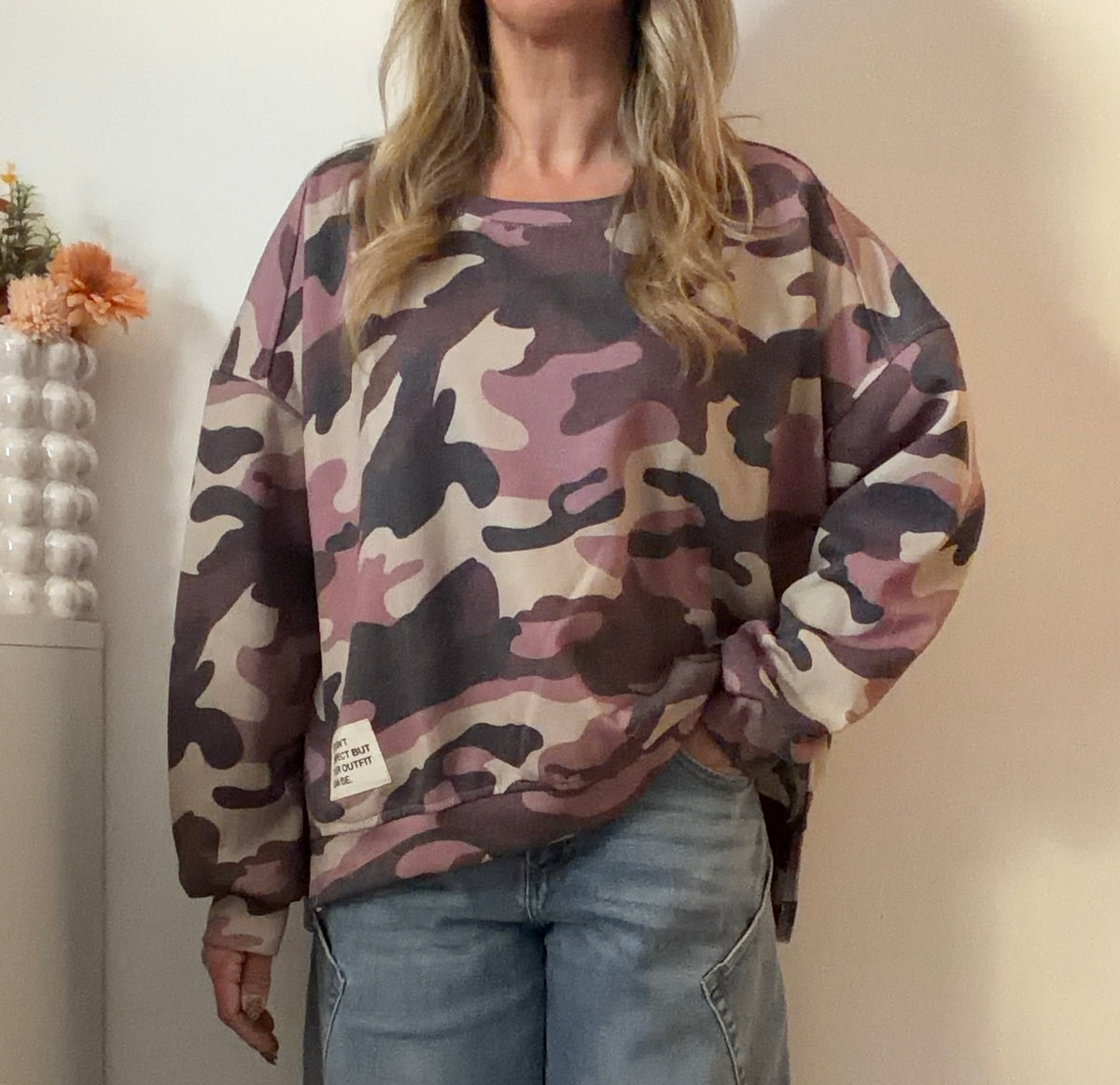 SWEAT CAMOUFLAGE PRUNE PRÉCOMMANDE ENVOI LUNDI
