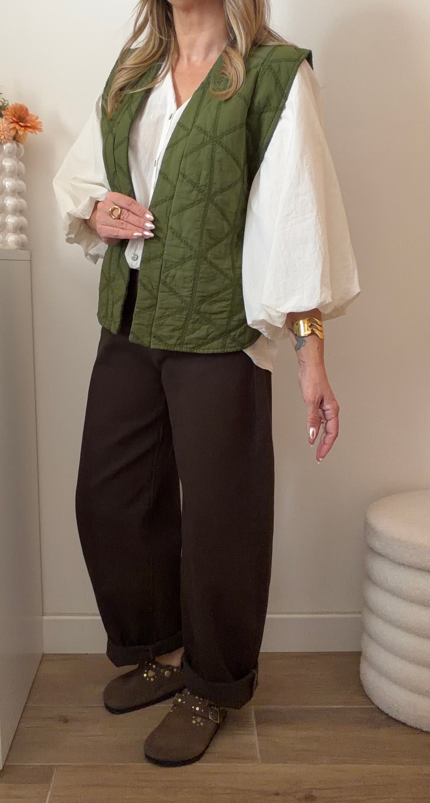 GILET MARIUS OLIVE