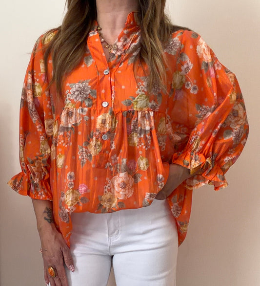 BLOUSE ALEXANE ORANGE