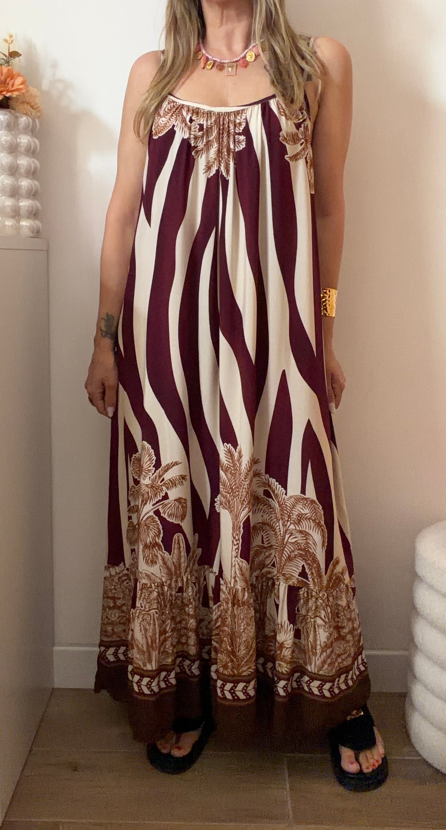 ROBE PALMA PRUNE