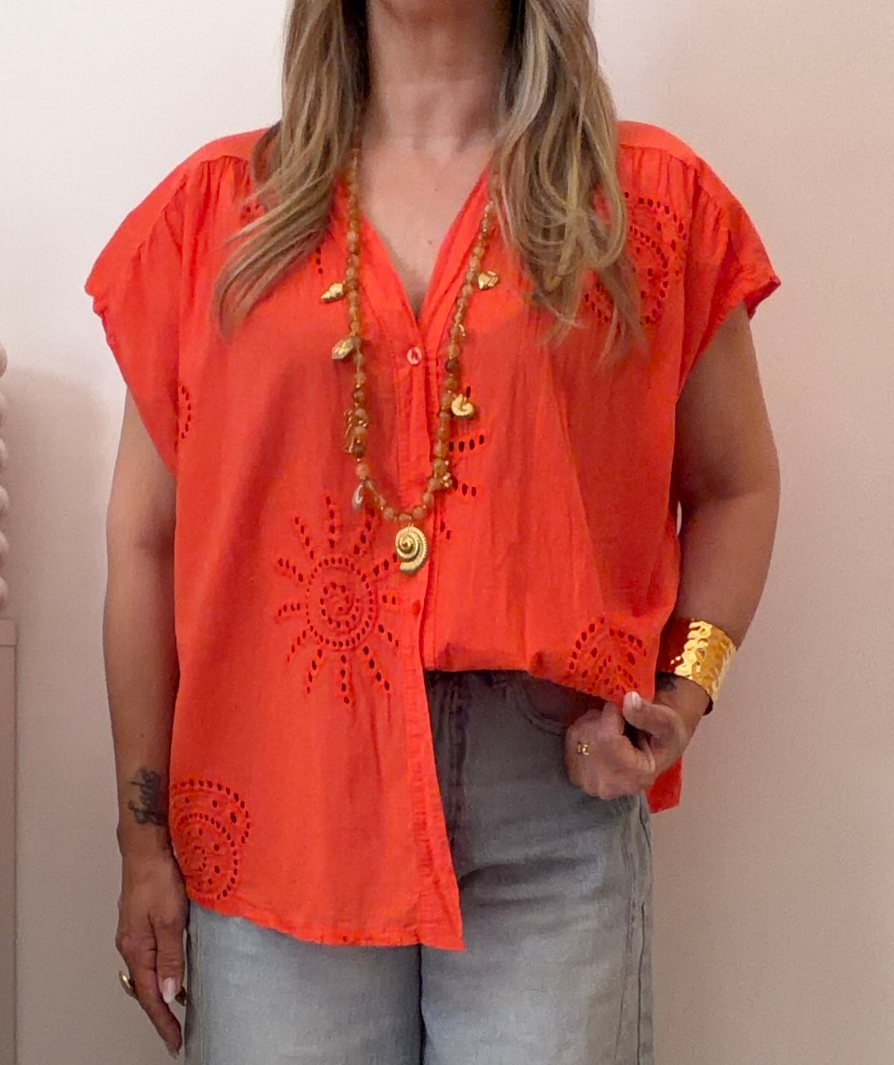 BLOUSE FIDJI CORAIL