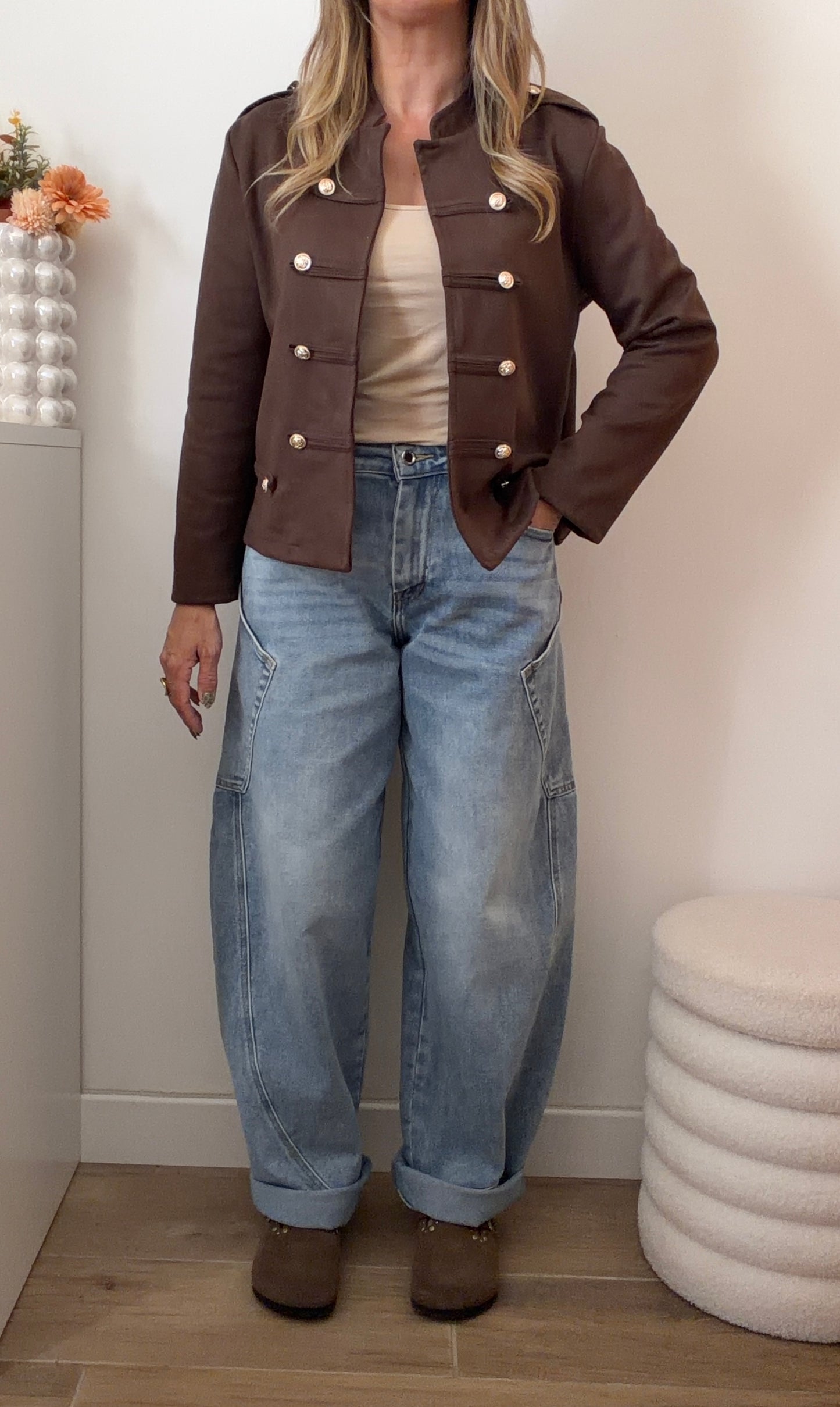 VESTE OFFICIER CHOCO