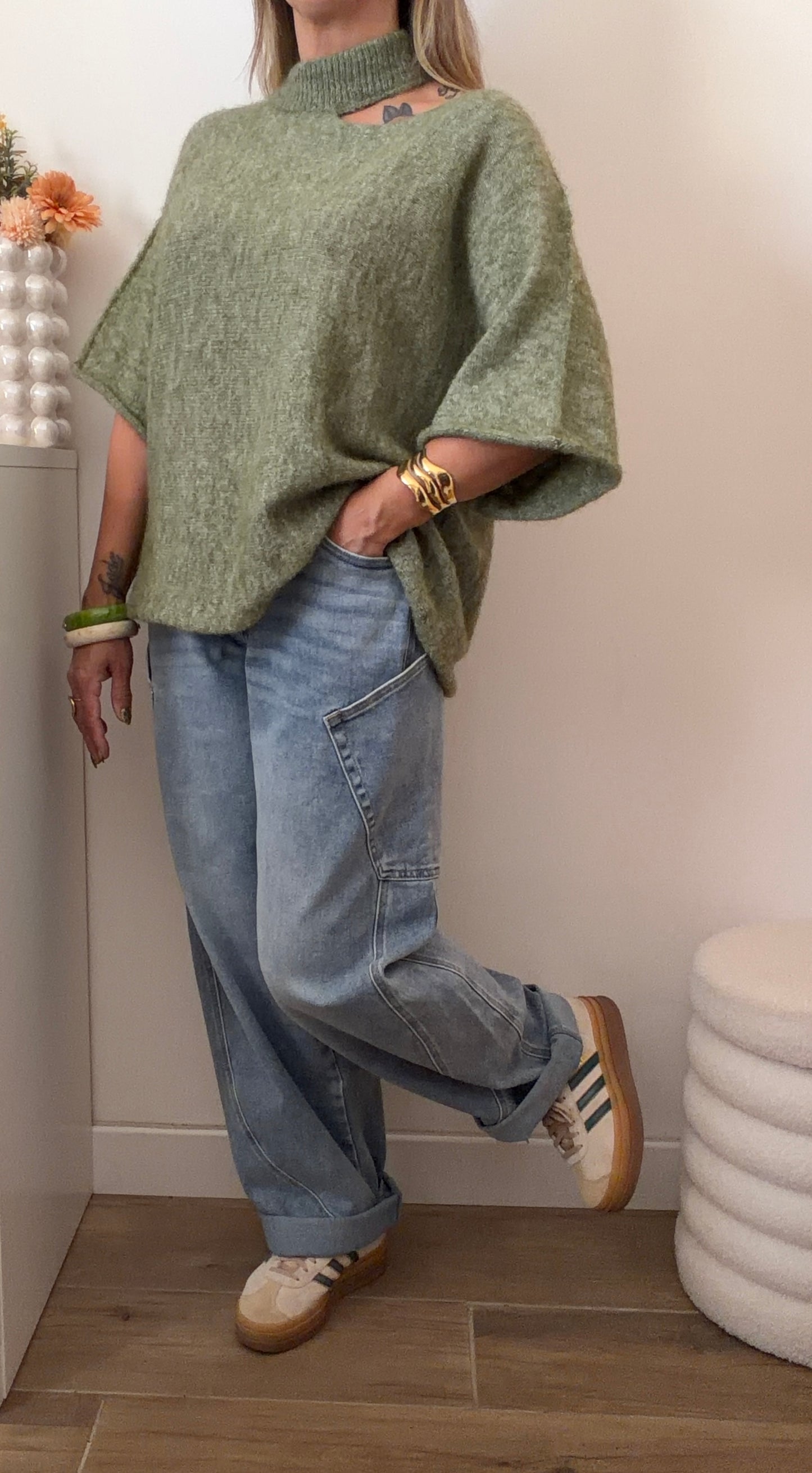 PULL LORENE OLIVE